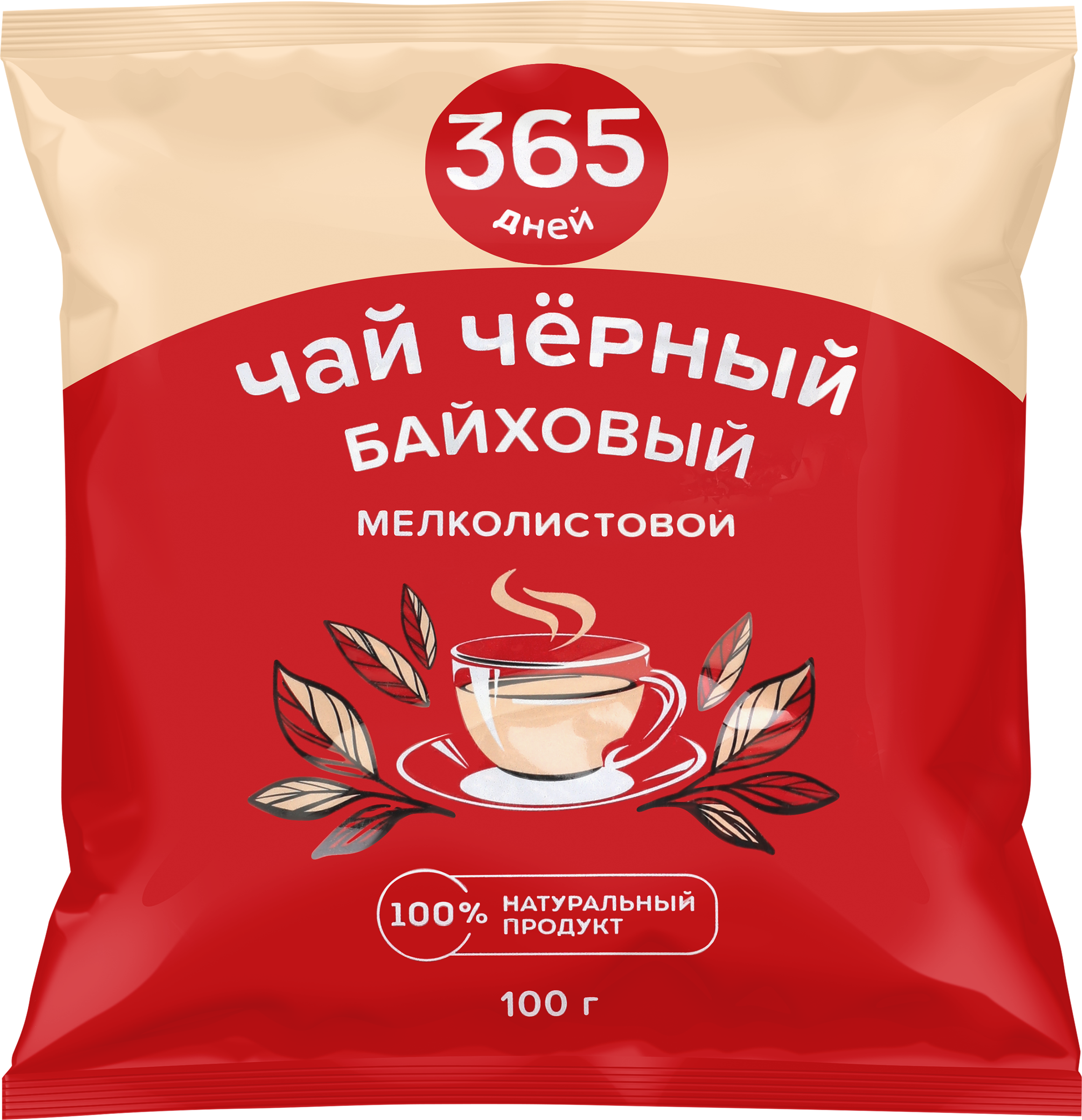 Изображение товара Чай черный 365 ДНЕЙ байховый, листовой, 100г