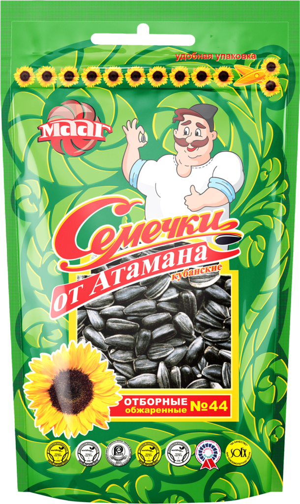 Изображение товара Семечки МААГ ОТ АТАМАНА отборные, 100г