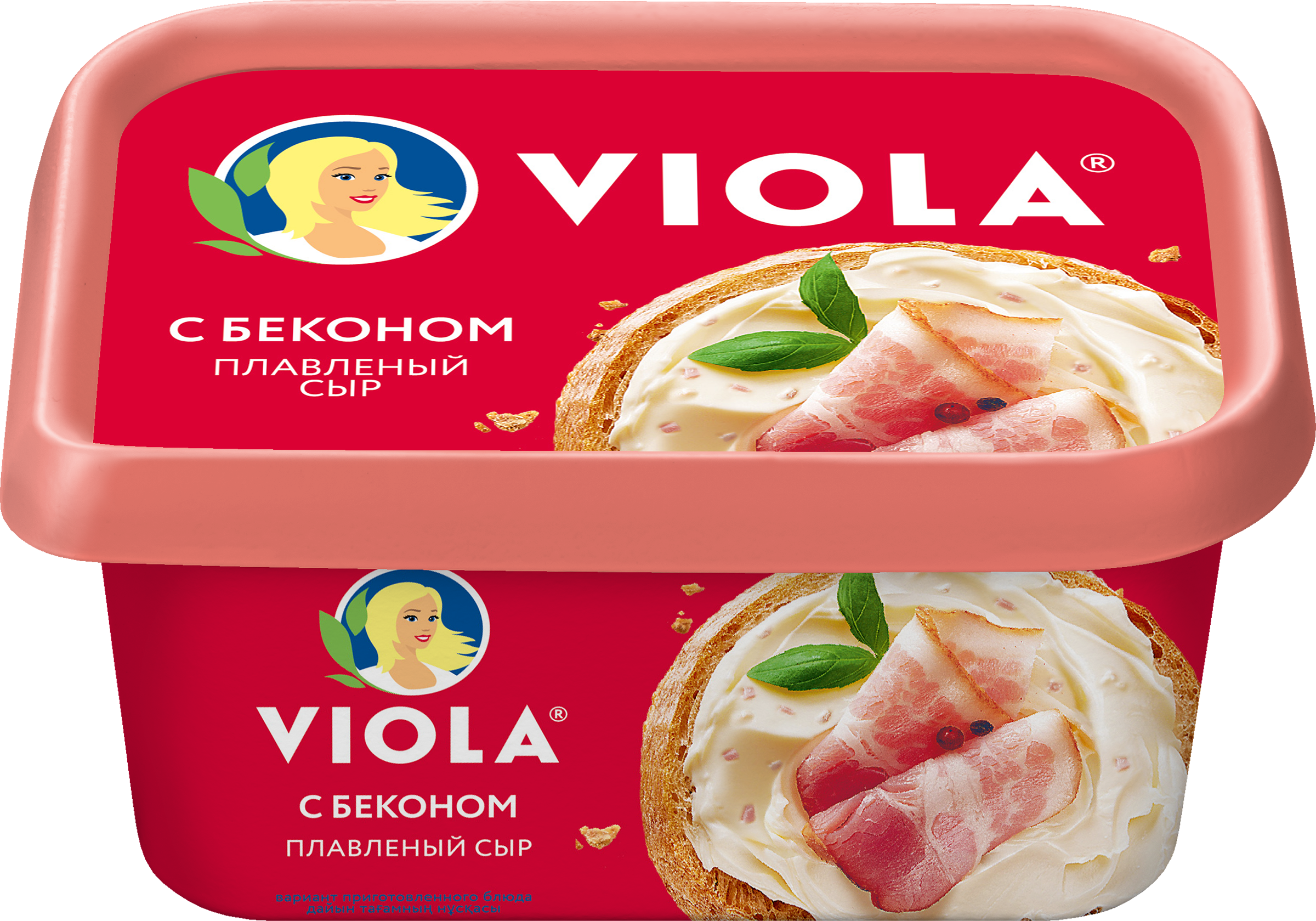 Изображение товара Сыр плавленый VIOLA с беконом 50%, без змж, 400г