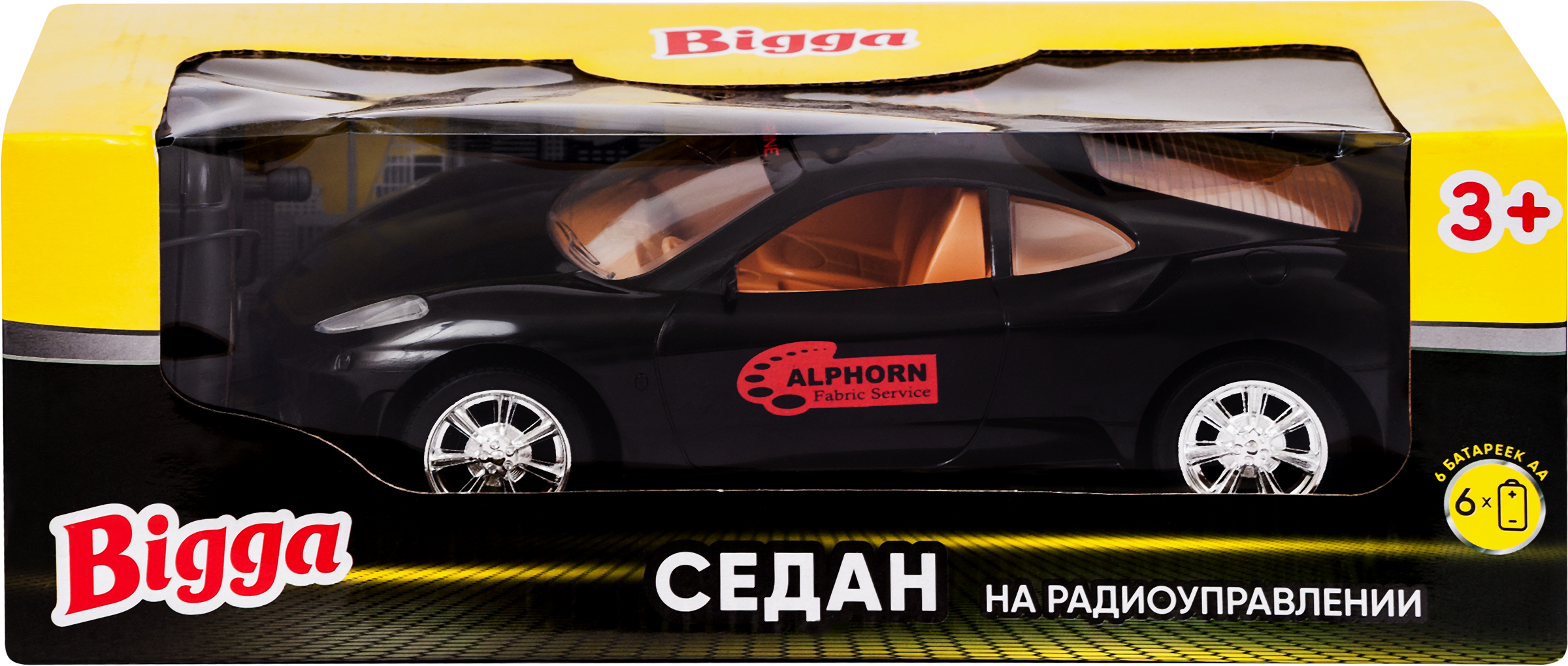 Изображение товара Игрушка BIGGA Седан на радиоуправлении 1:18, в ассортименте Арт. YDF838A-2/YDF838A-3