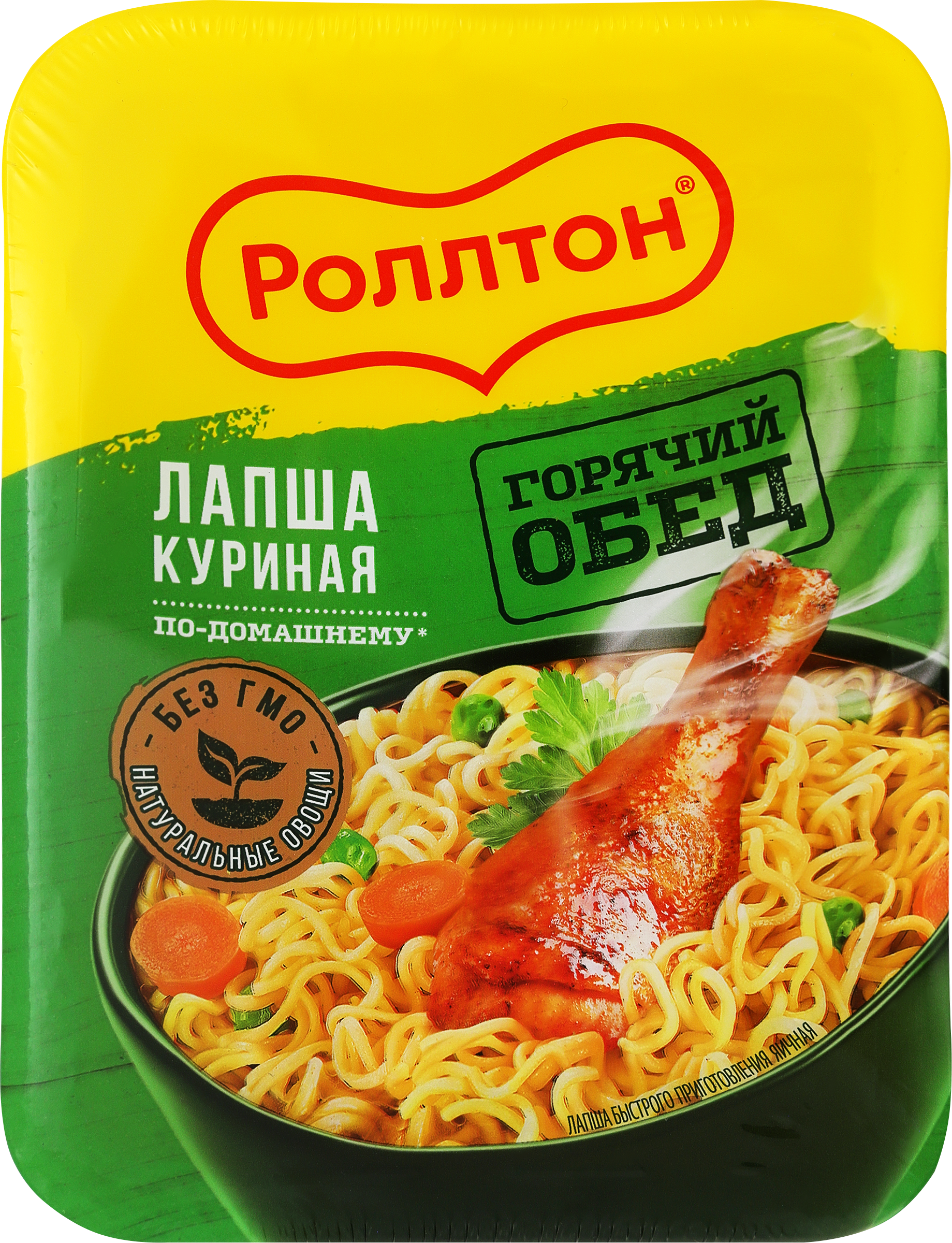 Изображение товара Лапша РОЛЛТОН куриная По-домашнему, 90г