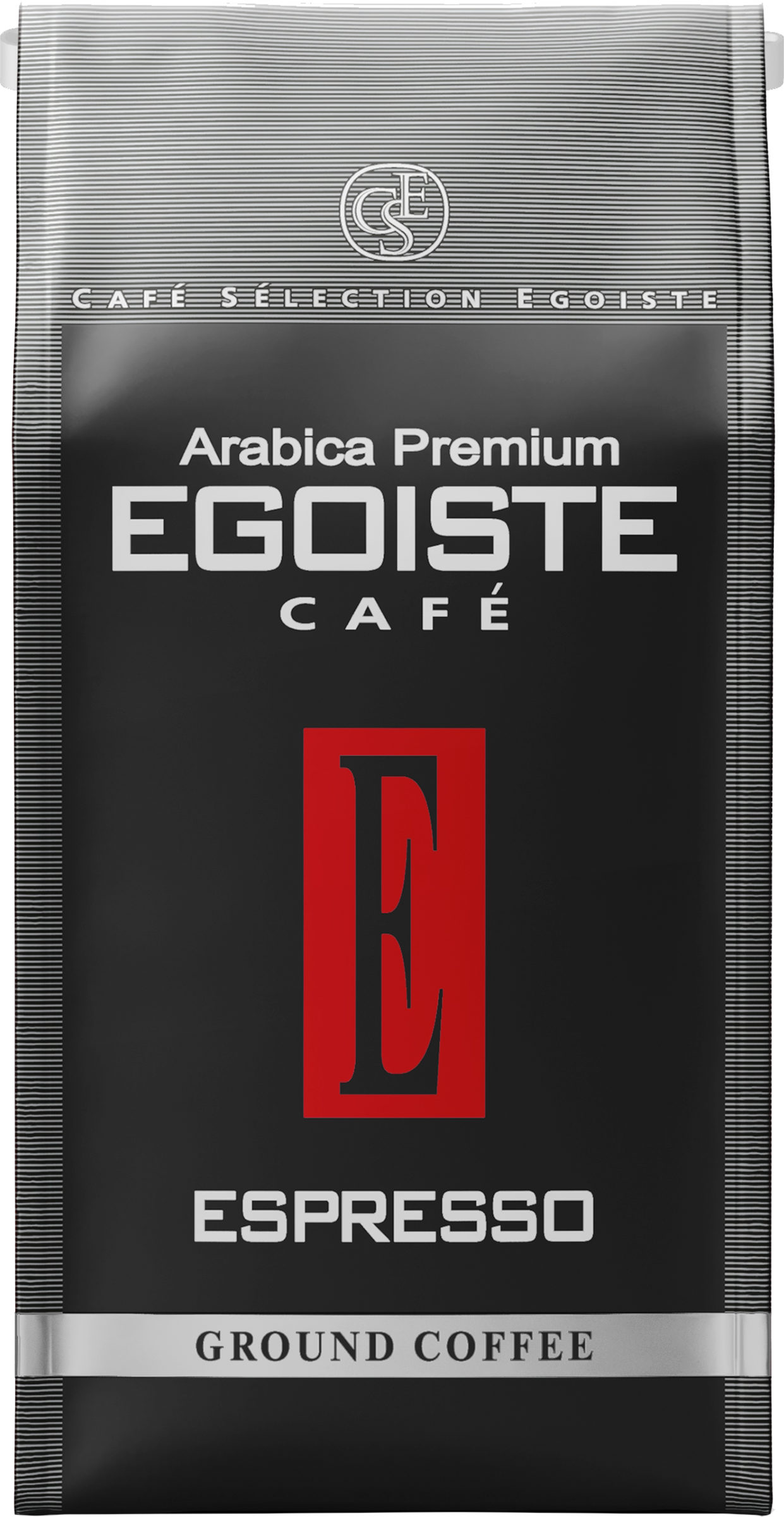 Изображение товара Кофе молотый EGOISTE Espresso 250г крепкий классический напиток