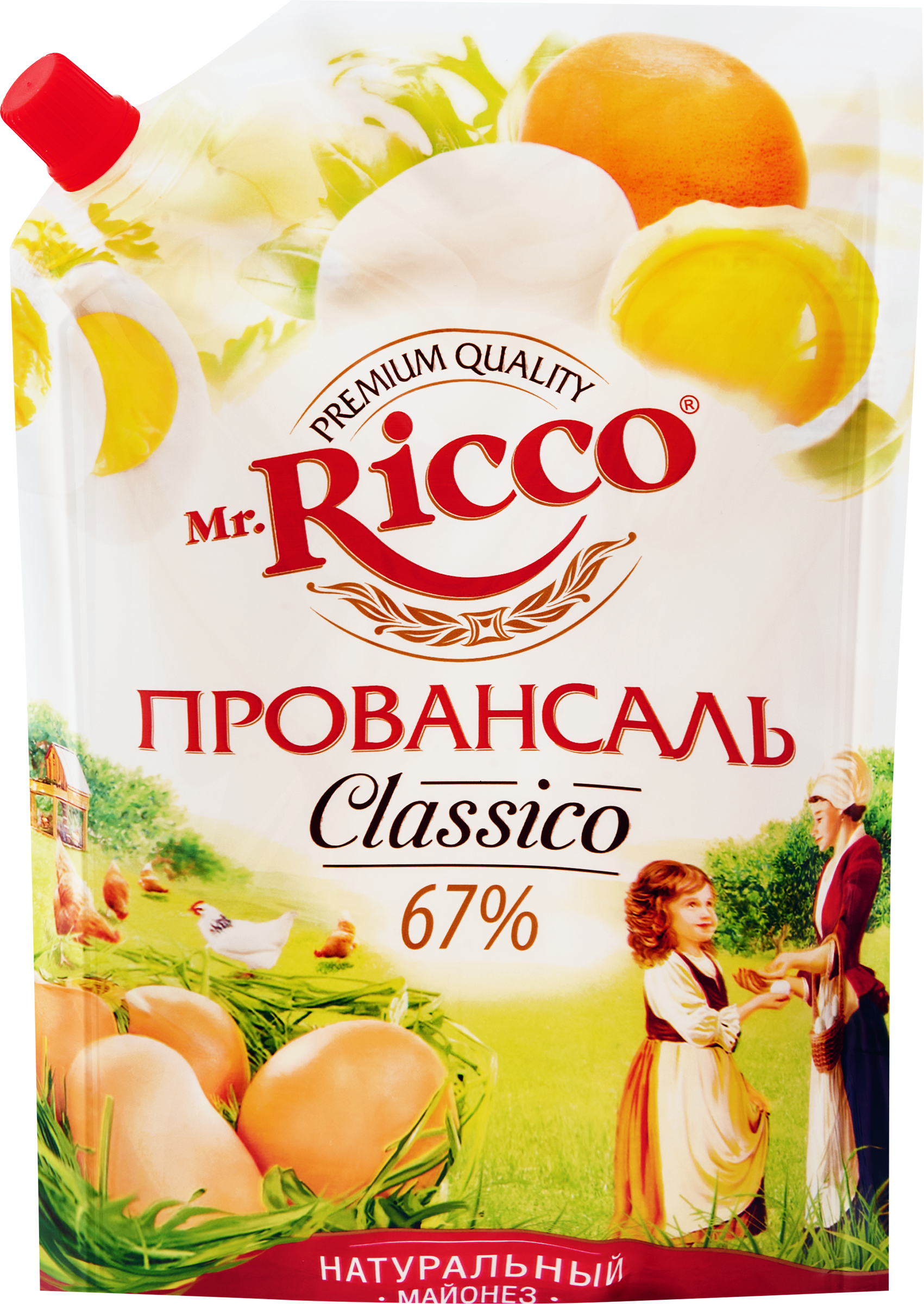 Изображение товара Майонез MR.RICCO Провансаль Organic 67%, 800мл