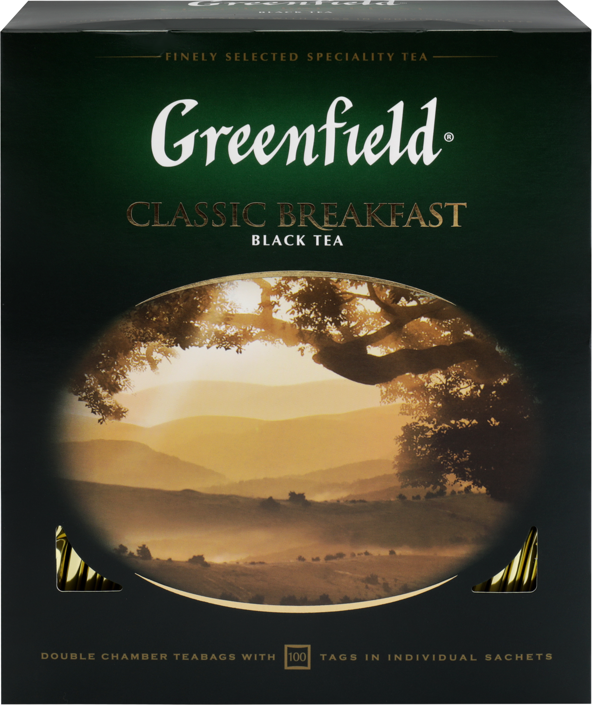 Изображение товара Чай черный GREENFIELD Classic Breakfast, 100пак
