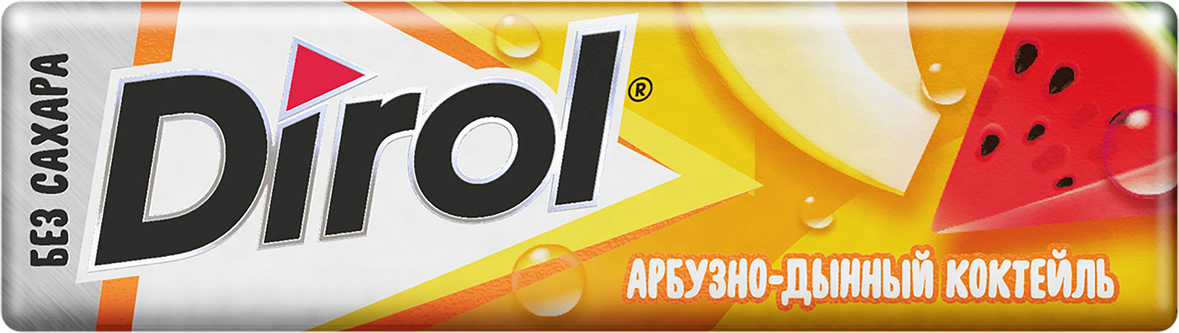 Изображение товара Жевательная резинка DIROL Арбузно-дынный коктейль, 13,6г