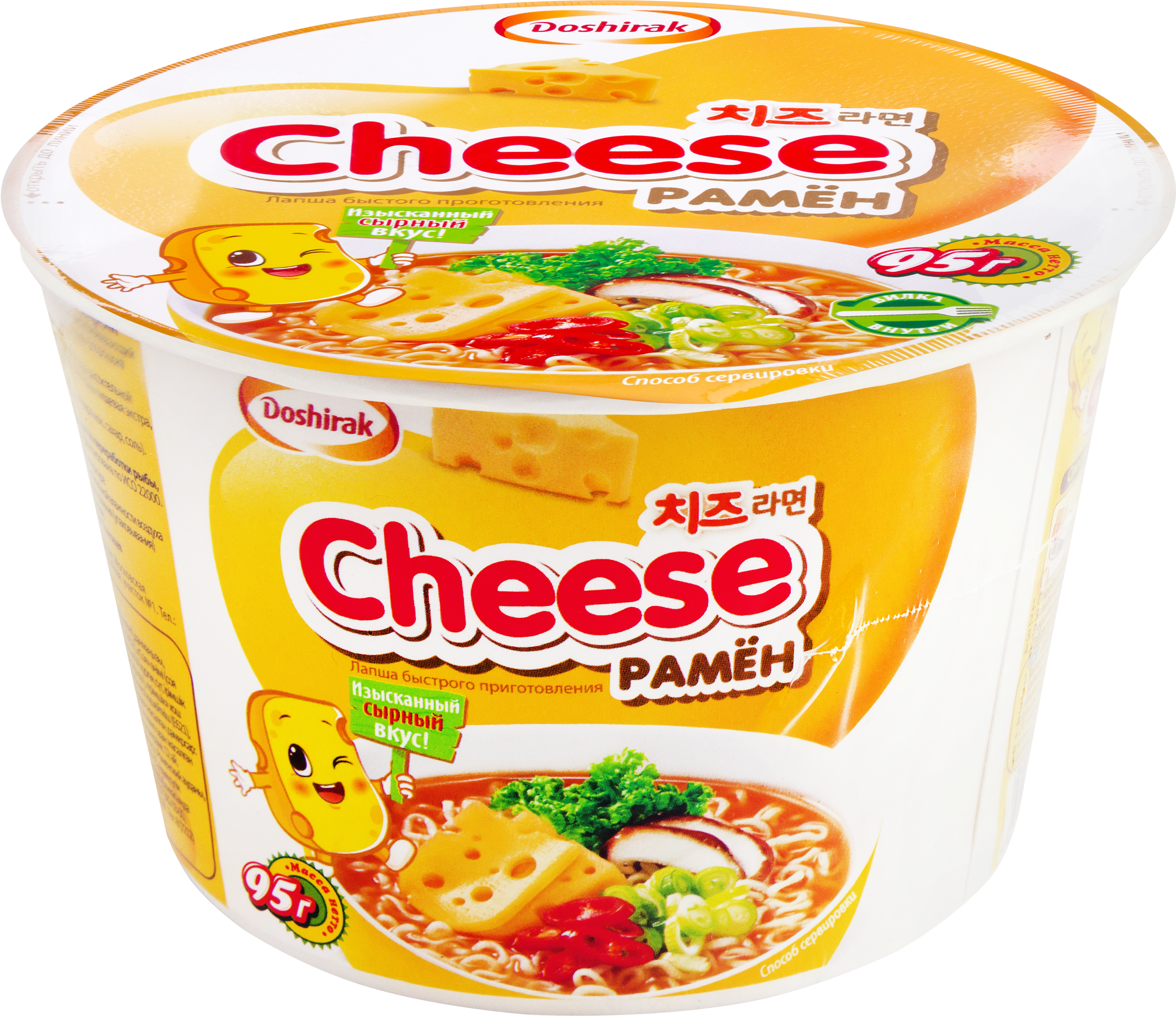 Изображение товара Лапша DOSHIRAK Cheese рамен с сыром, 95г