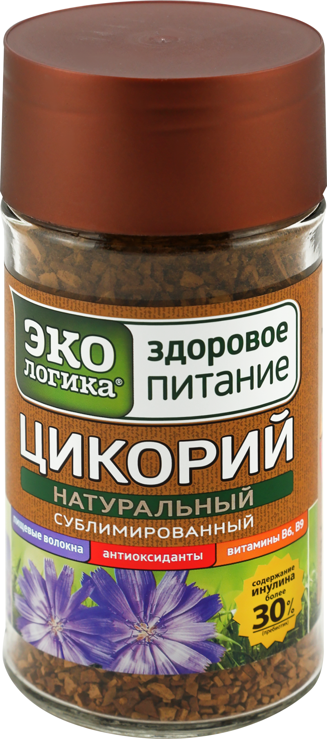Изображение товара Цикорий растворимый ЗДОРОВОЕ ПИТАНИЕ натуральный сублимированный, ст/б, 85г
