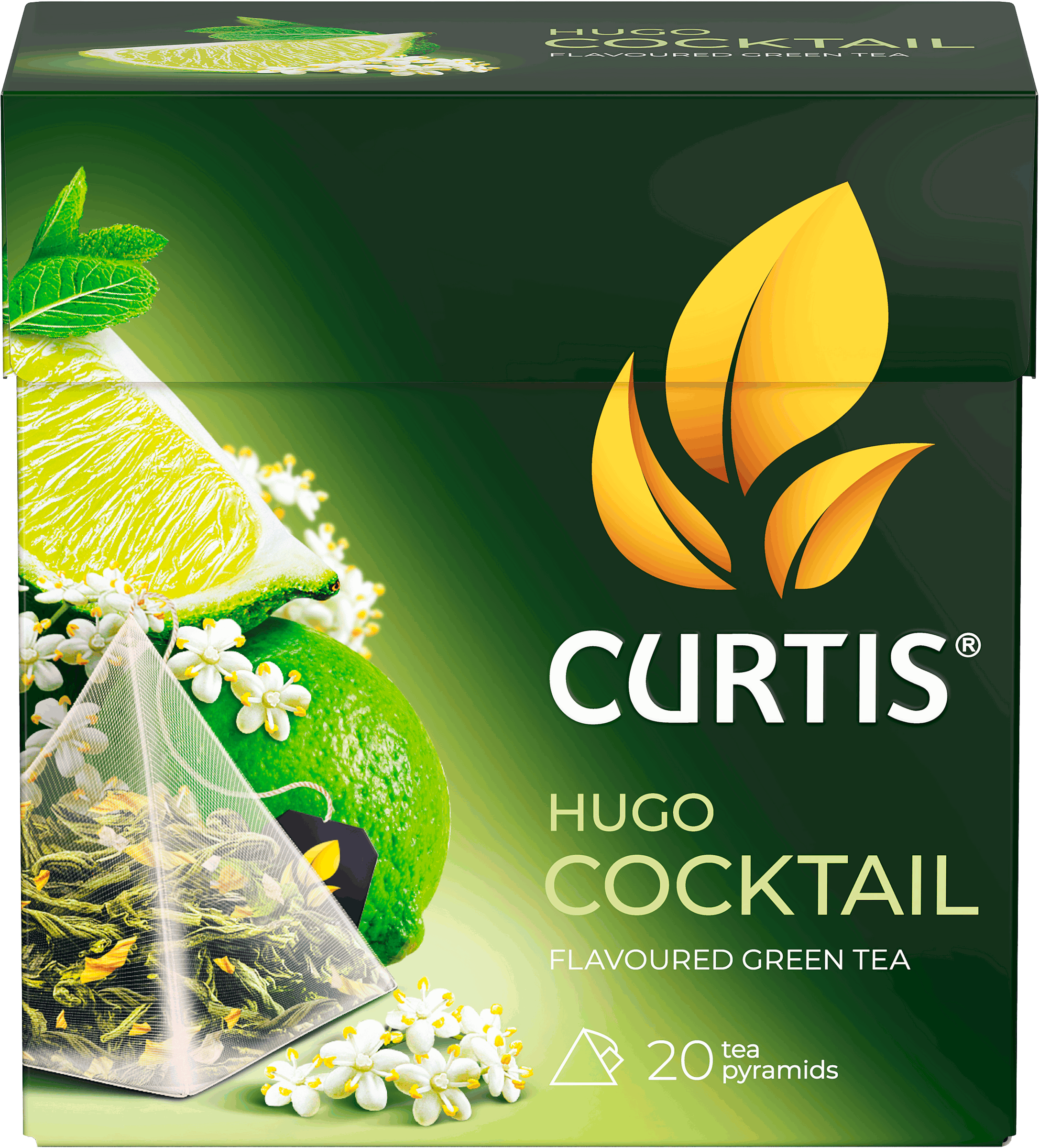 Изображение товара Чай зеленый CURTIS Hugo Cocktail, 20х1,8г