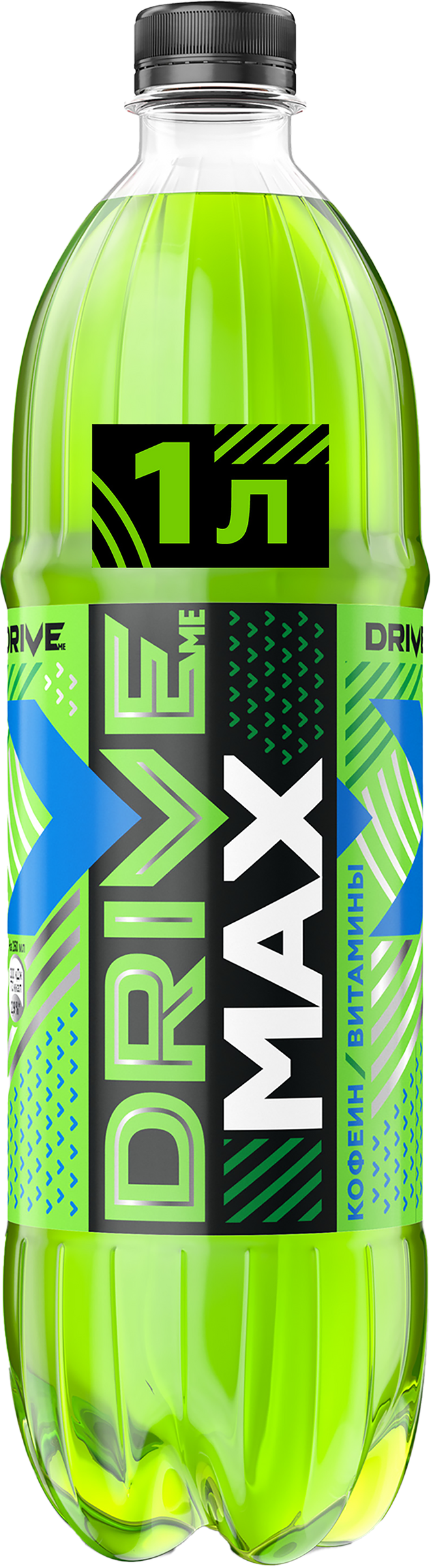 Изображение товара Энергетический напиток DRIVE ME Max сильногазированный 1л гуава страйк