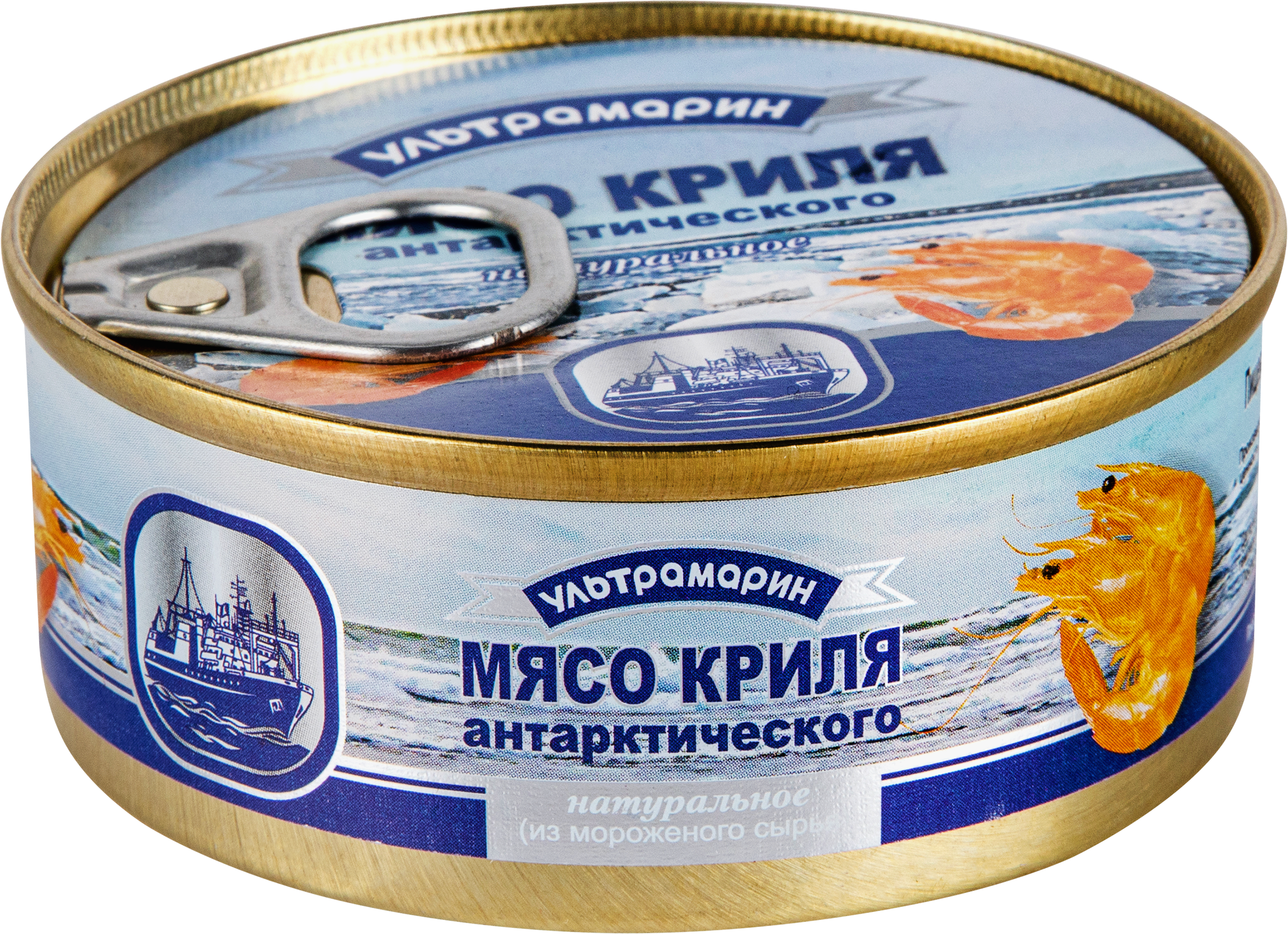 Изображение товара Мясо криля УЛЬТРАМАРИН натуральное, 105г