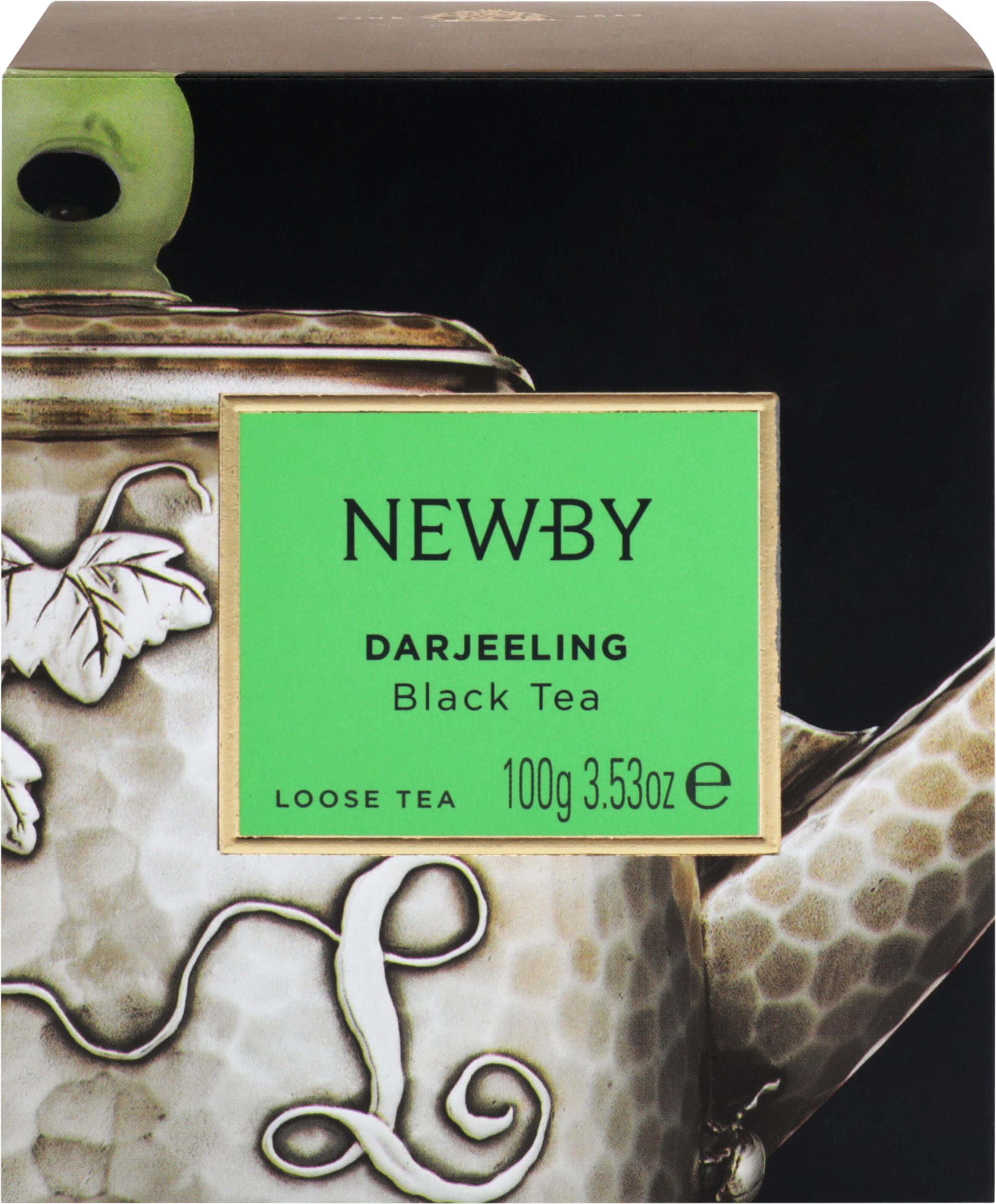 Изображение товара Чай черный NEWBY Darjeeling байховый 100г Индия светло-янтарный аромат