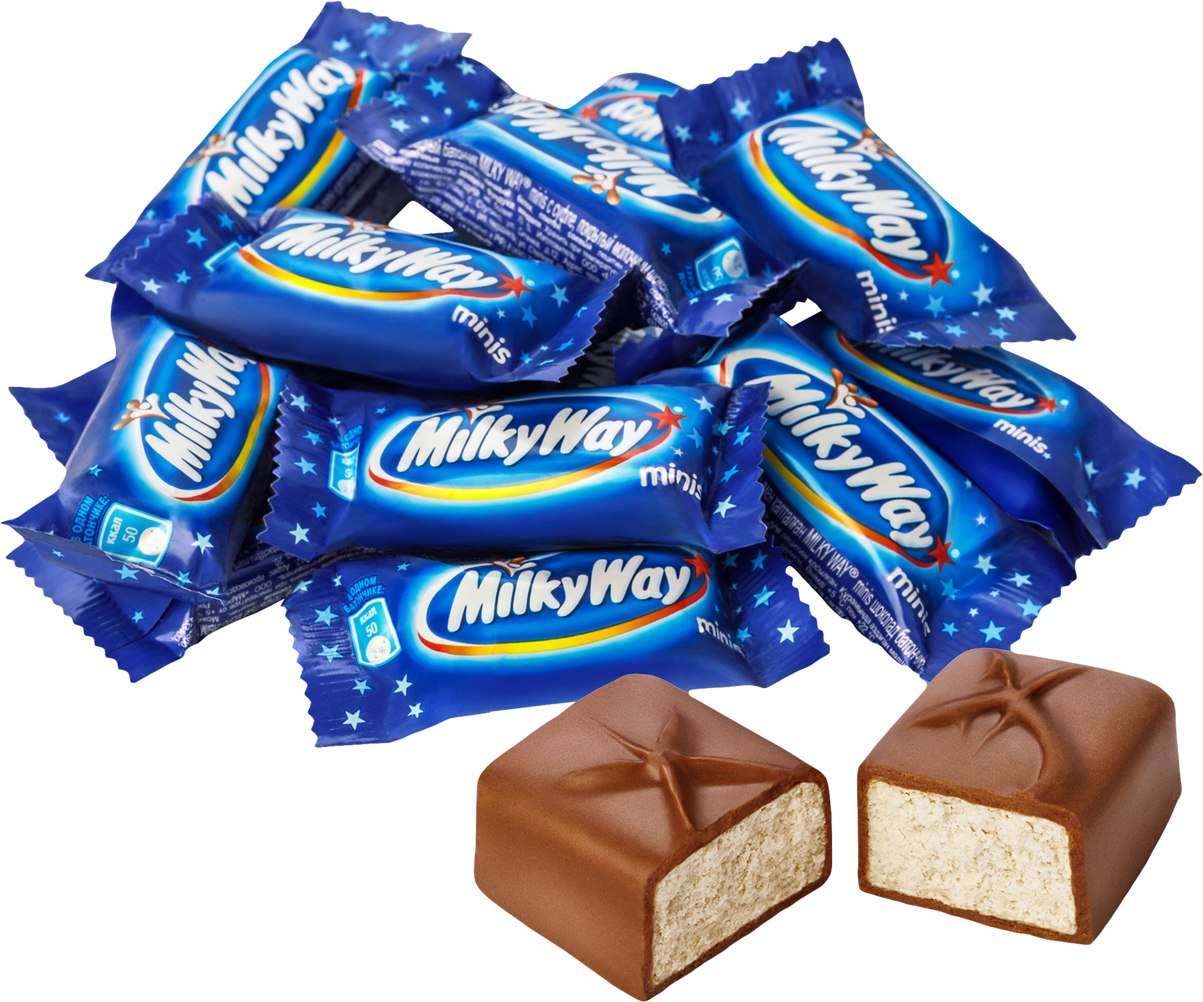 Изображение товара Конфеты MILKY WAY Minis с молочным суфле весовые шоколадные карамельные сладости