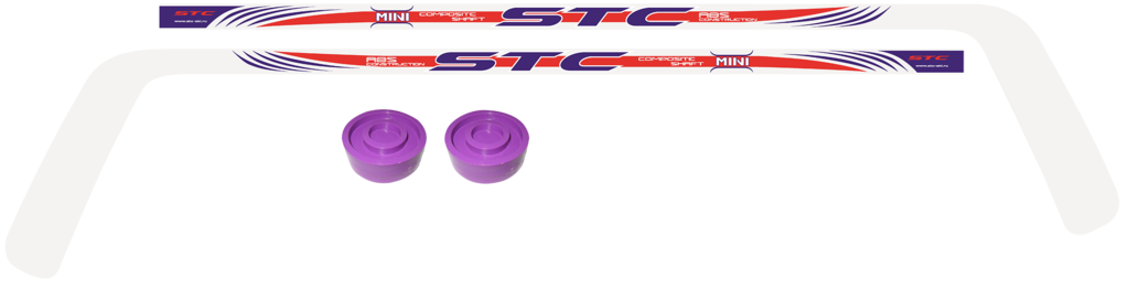 Изображение товара Детский хоккейный набор 2 мини клюшки 2 шайбы для детей от 3 лет