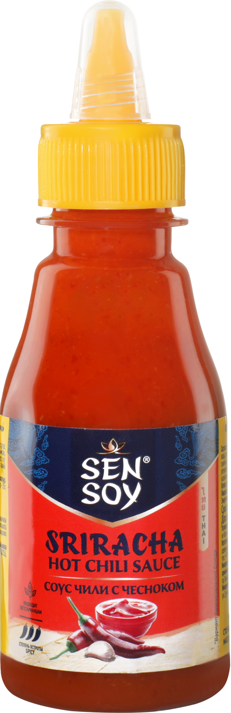 Изображение товара Соус чили SEN SOY Premium Sriracha с чесноком 150г для блюд тайской и мексиканской кухни