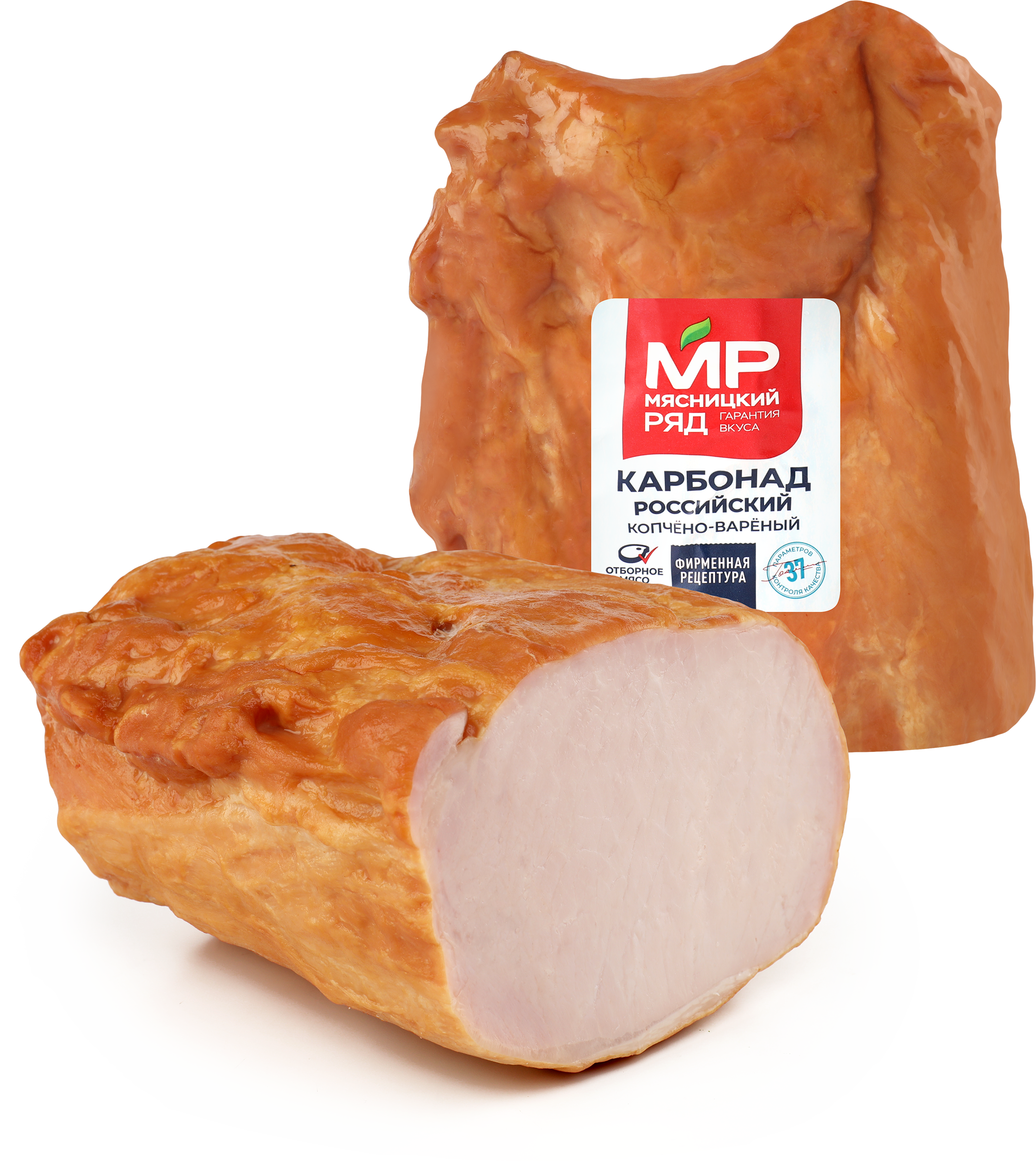 Изображение товара Карбонад копчено-вареный МЯСНИЦКИЙ РЯД весовой