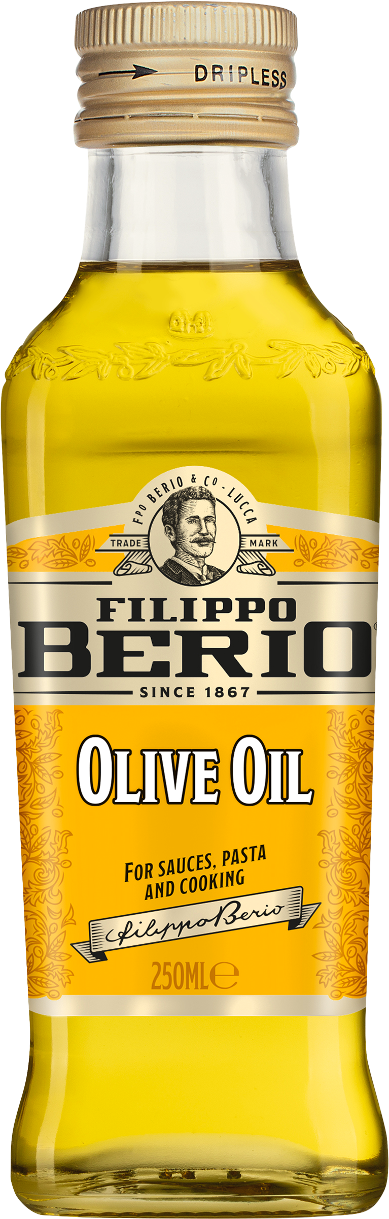 Изображение товара Масло оливковое FILIPPO BERIO рафинированное 250 мл для готовки и заправки