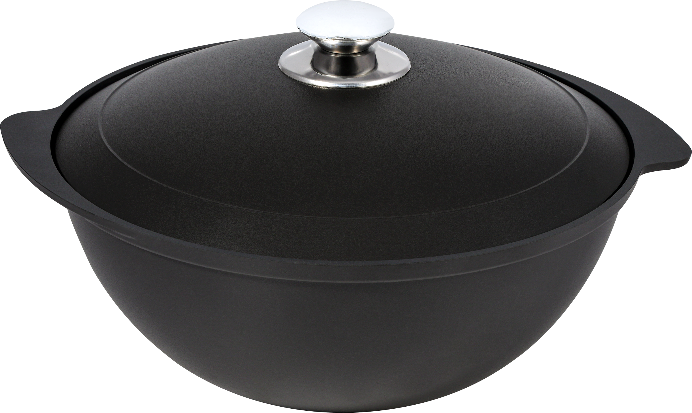 Изображение товара Казан для плова КУКМАРА литой алюминий с антипригарным покрытием 4.5л Арт. к45а