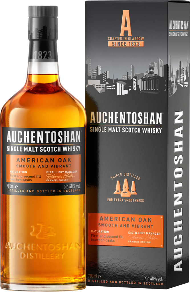 Изображение товара Виски AUCHENTOSHAN American Oak 40–43%, п/у, 0.7л