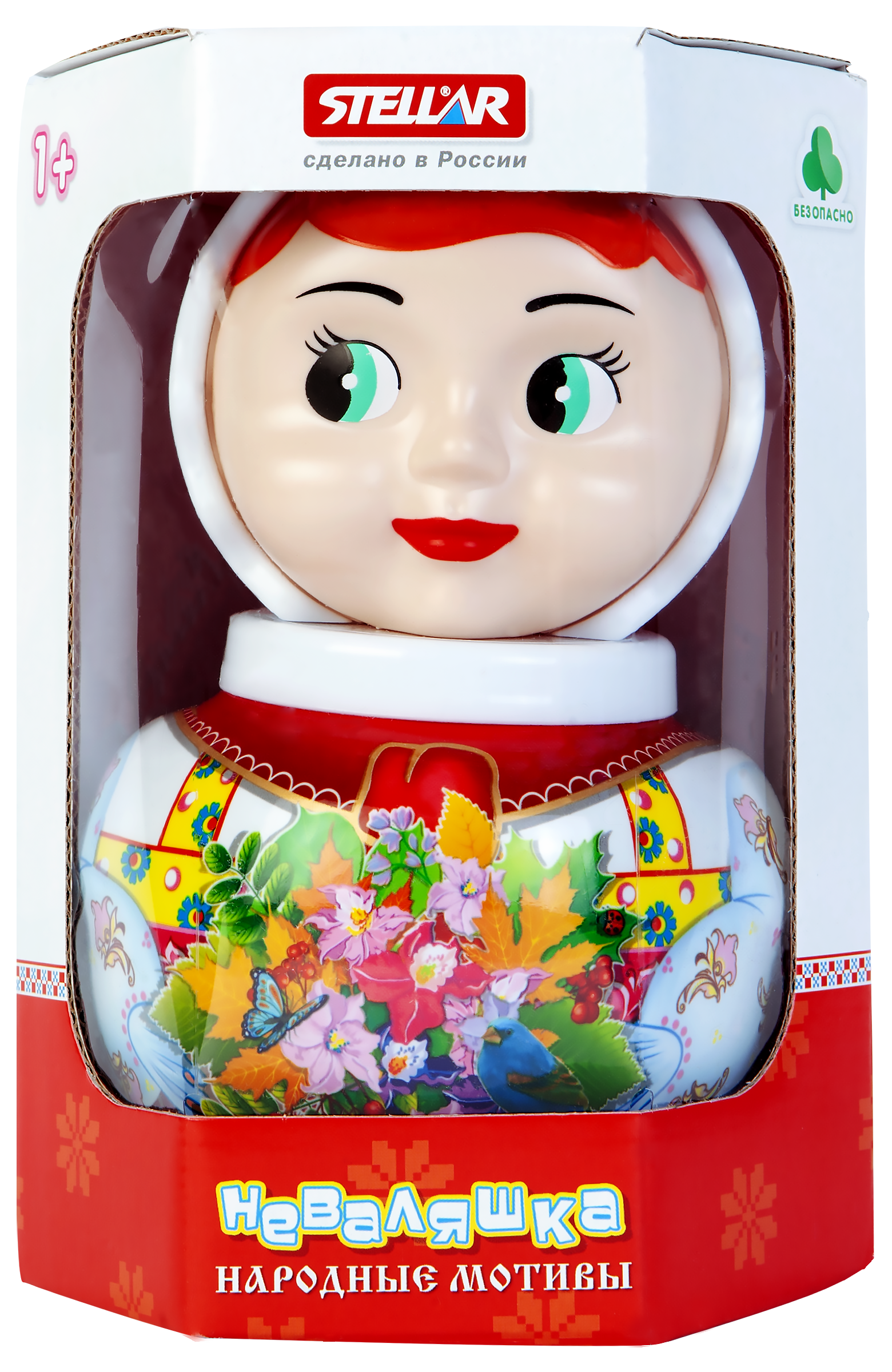 Изображение товара Неваляшка STELLAR Аленушка малая для малышей от 1 года ягодная игрушка