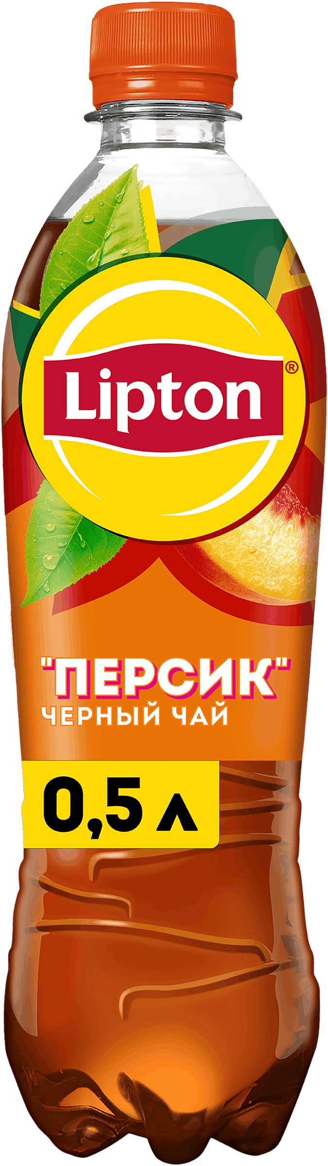 Изображение товара LIPTON Освежающий чай со вкусом персика негазированный 0.5л