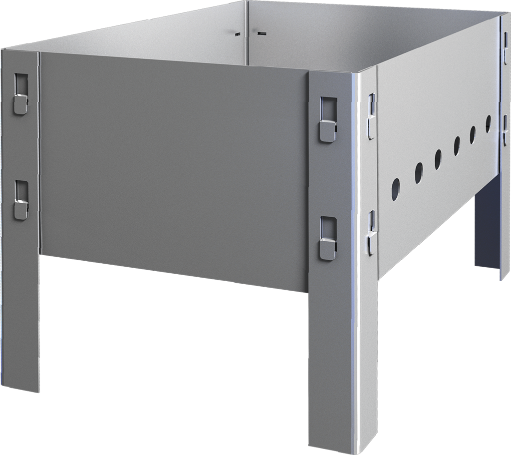 Изображение товара Мангал разборный без шампуров 365 ДНЕЙ 350х240мм, Арт. 110772