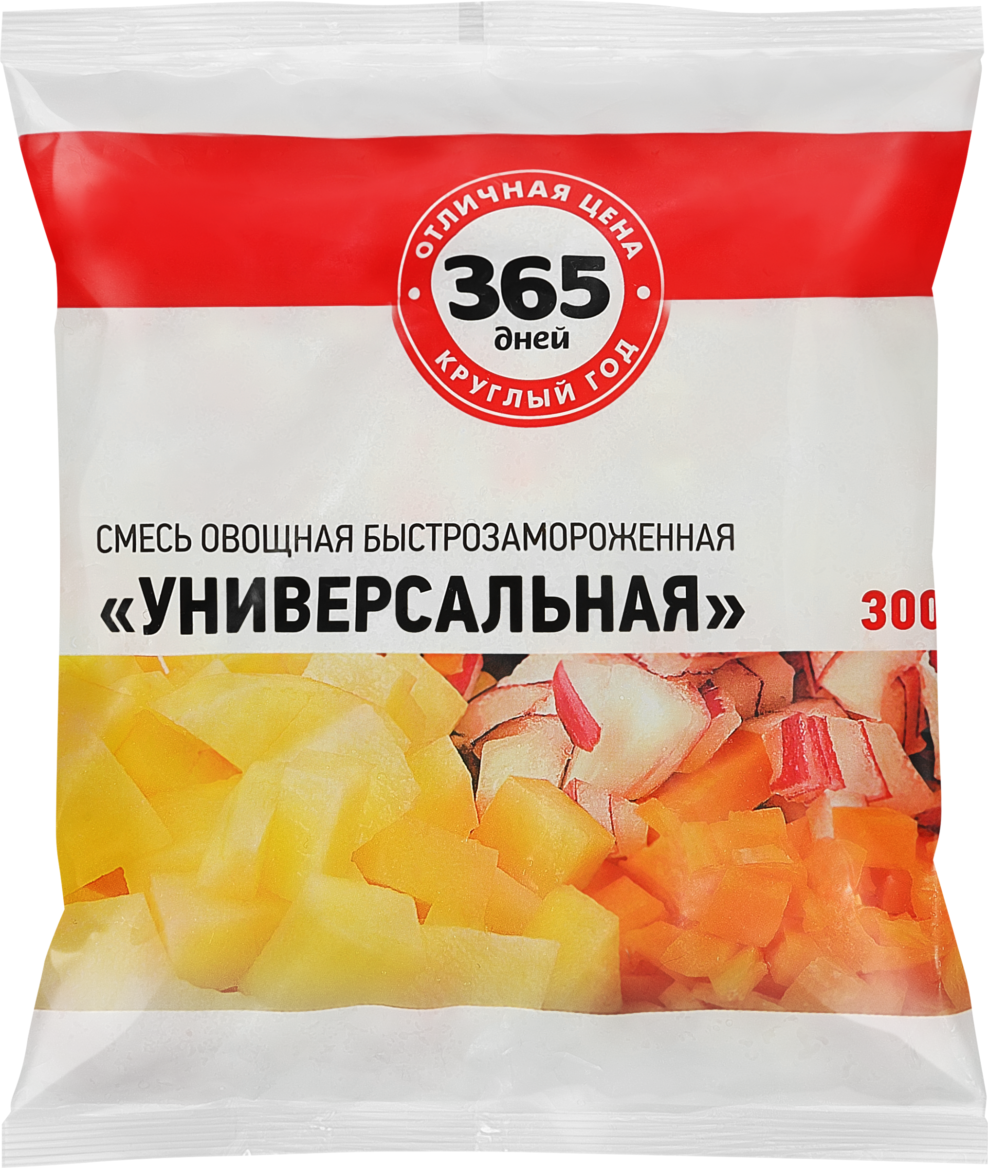 Изображение товара Смесь овощная 365 ДНЕЙ Универсальная, 300г