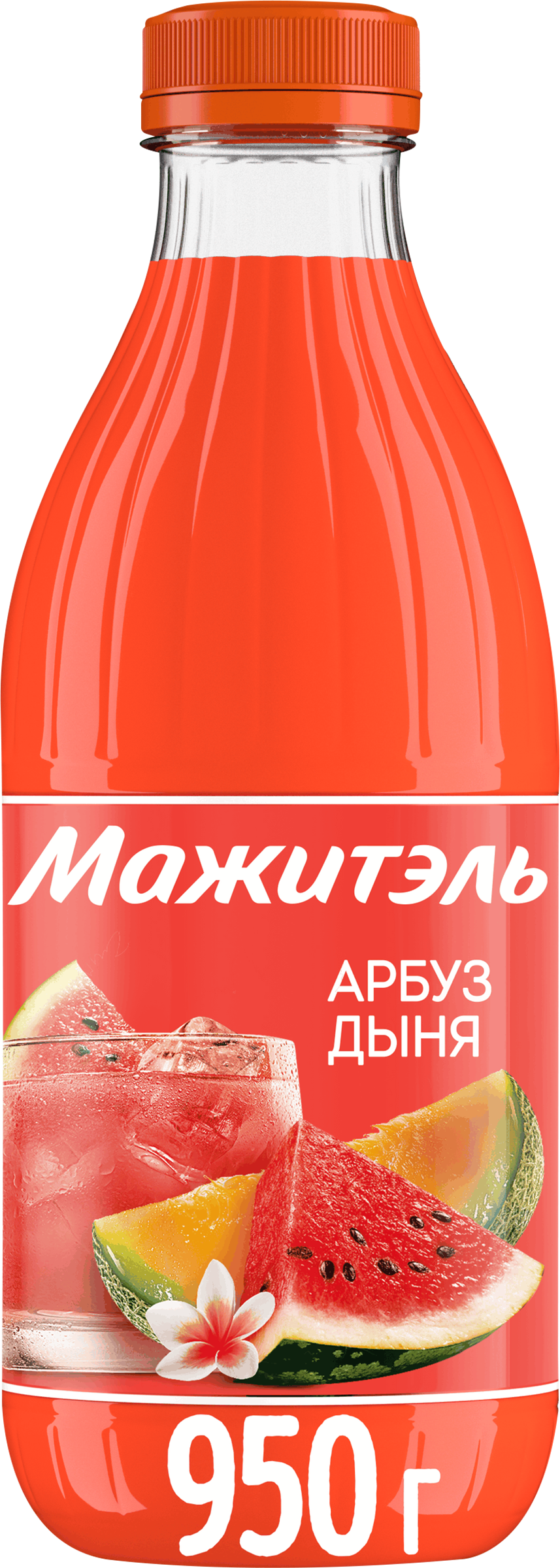 Изображение товара Напиток сывороточный МАЖИТЭЛЬ J7 Арбуз, дыня, без змж, 950г