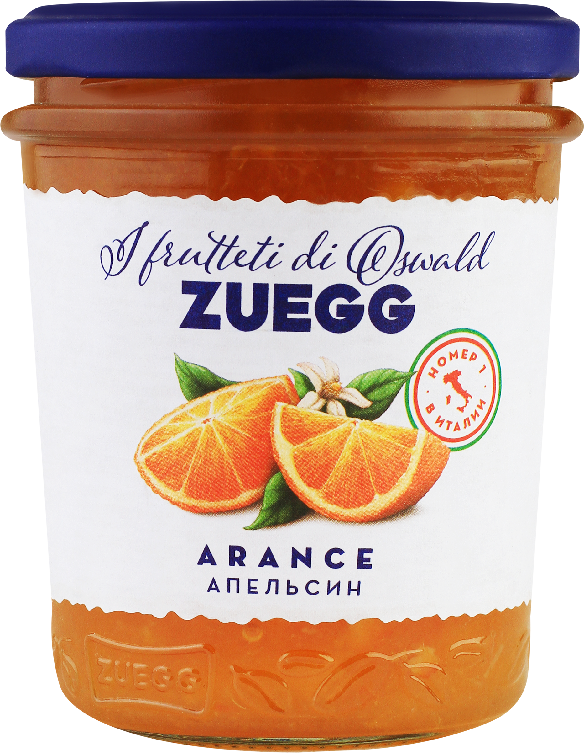 Изображение товара Десерт фруктовый ZUEGG мармелад Апельсин, экстра, 330г