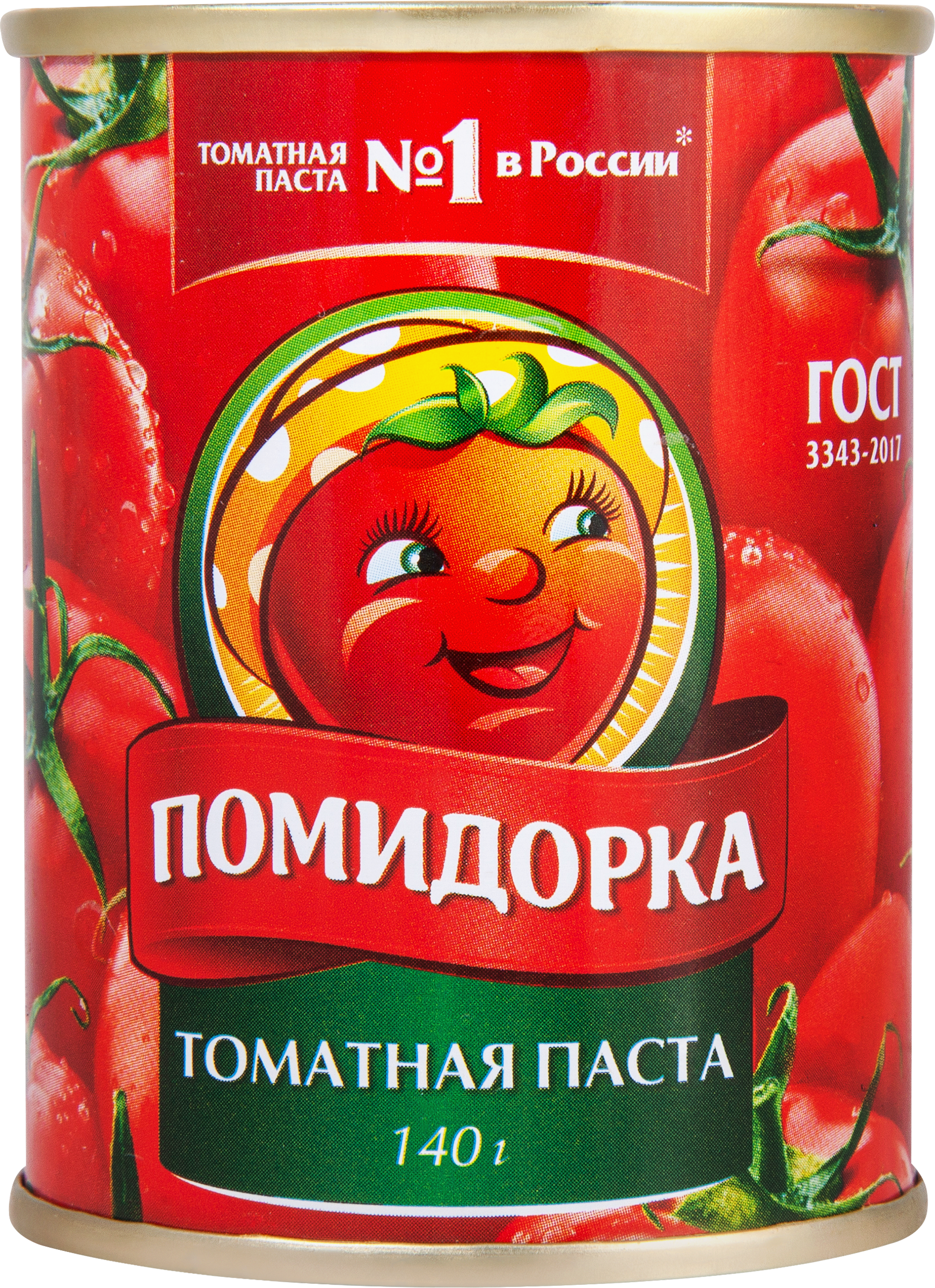 Изображение товара Паста томатная ПОМИДОРКА, 140г