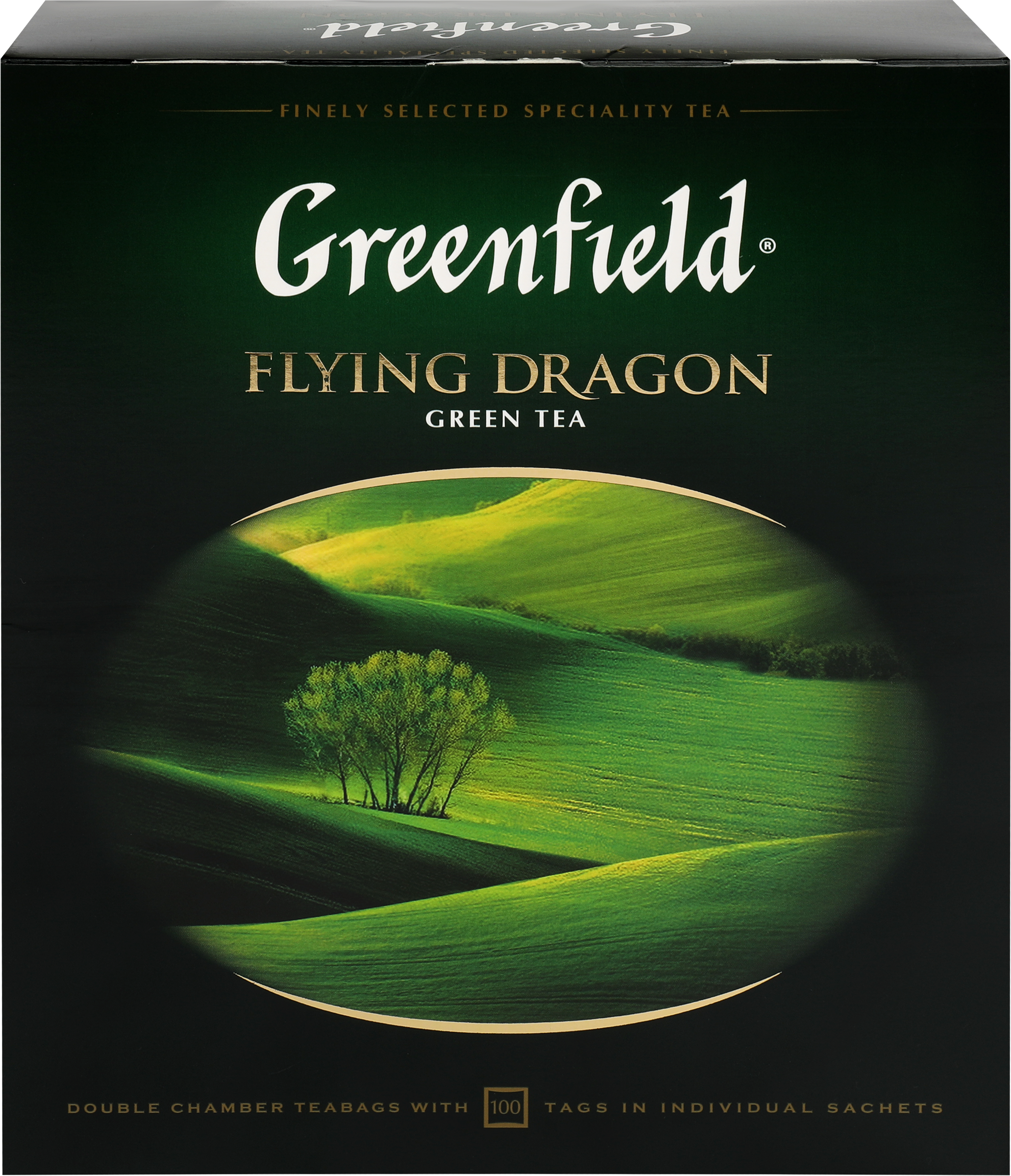Изображение товара Чай зеленый GREENFIELD Flying Dragon, 100пак