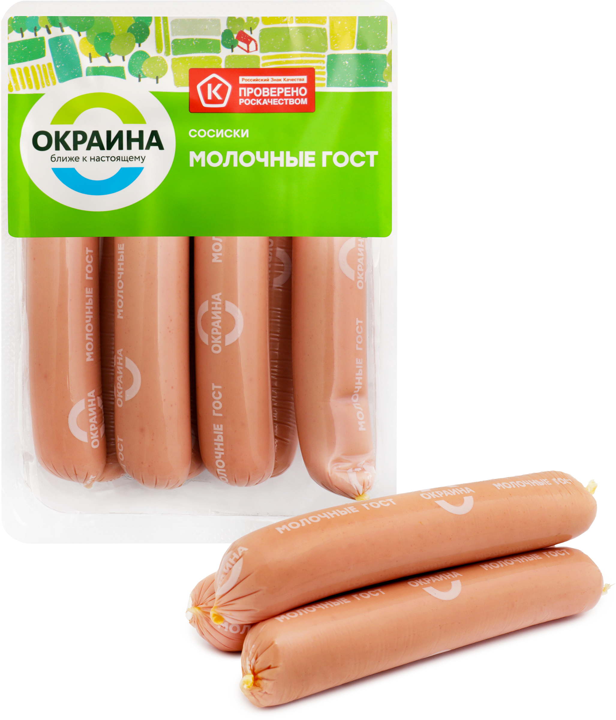 Изображение товара Сосиски ОКРАИНА Молочные, 420г