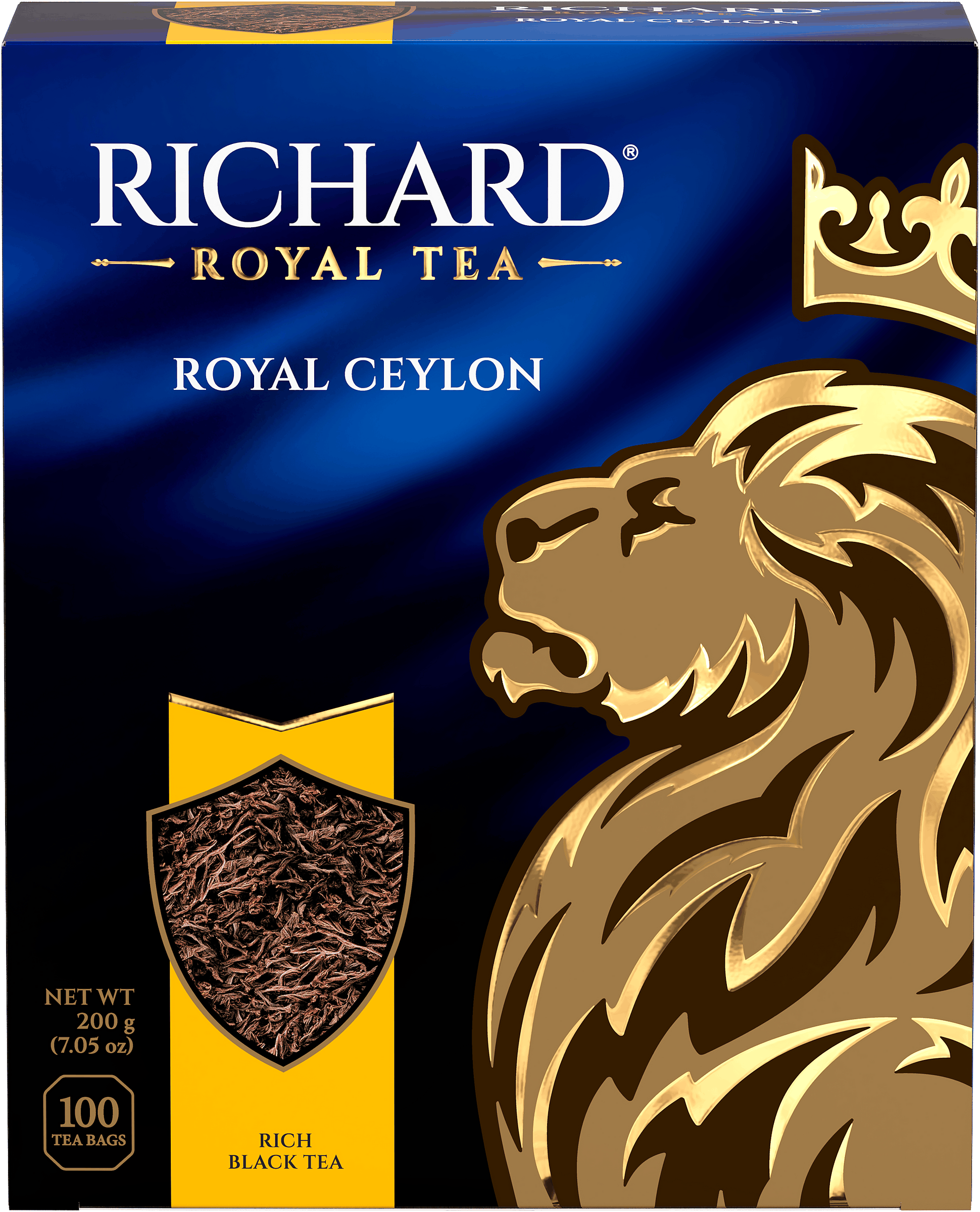 Изображение товара Чай черный RICHARD Royal Ceylon Цейлонский байховый, 100пак