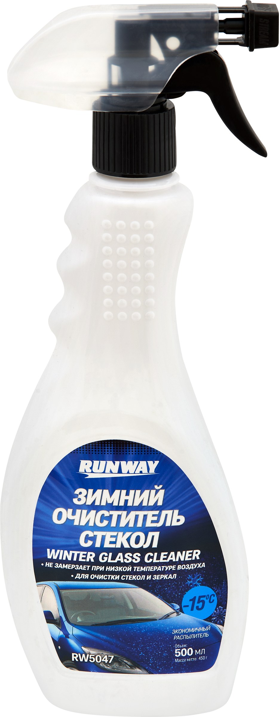 Изображение товара Средство для очистки стекол RUNWAY зимнее 500мл