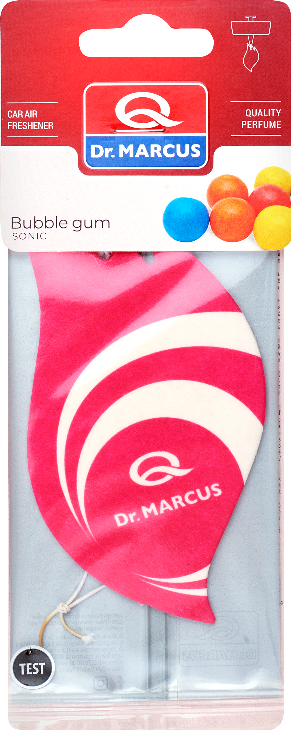 Изображение товара Автомобильный ароматизатор DR. MARCUS Sonic Bubble gum Banana&chocolate