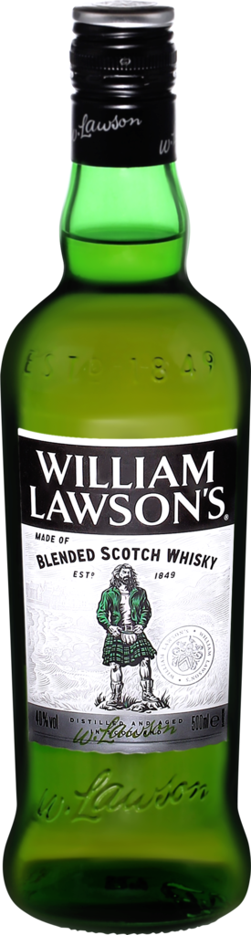 Изображение товара Виски WILLIAM LAWSON'S купажированный 40%, 0.5л — шотландский стиль, мягкий вкус