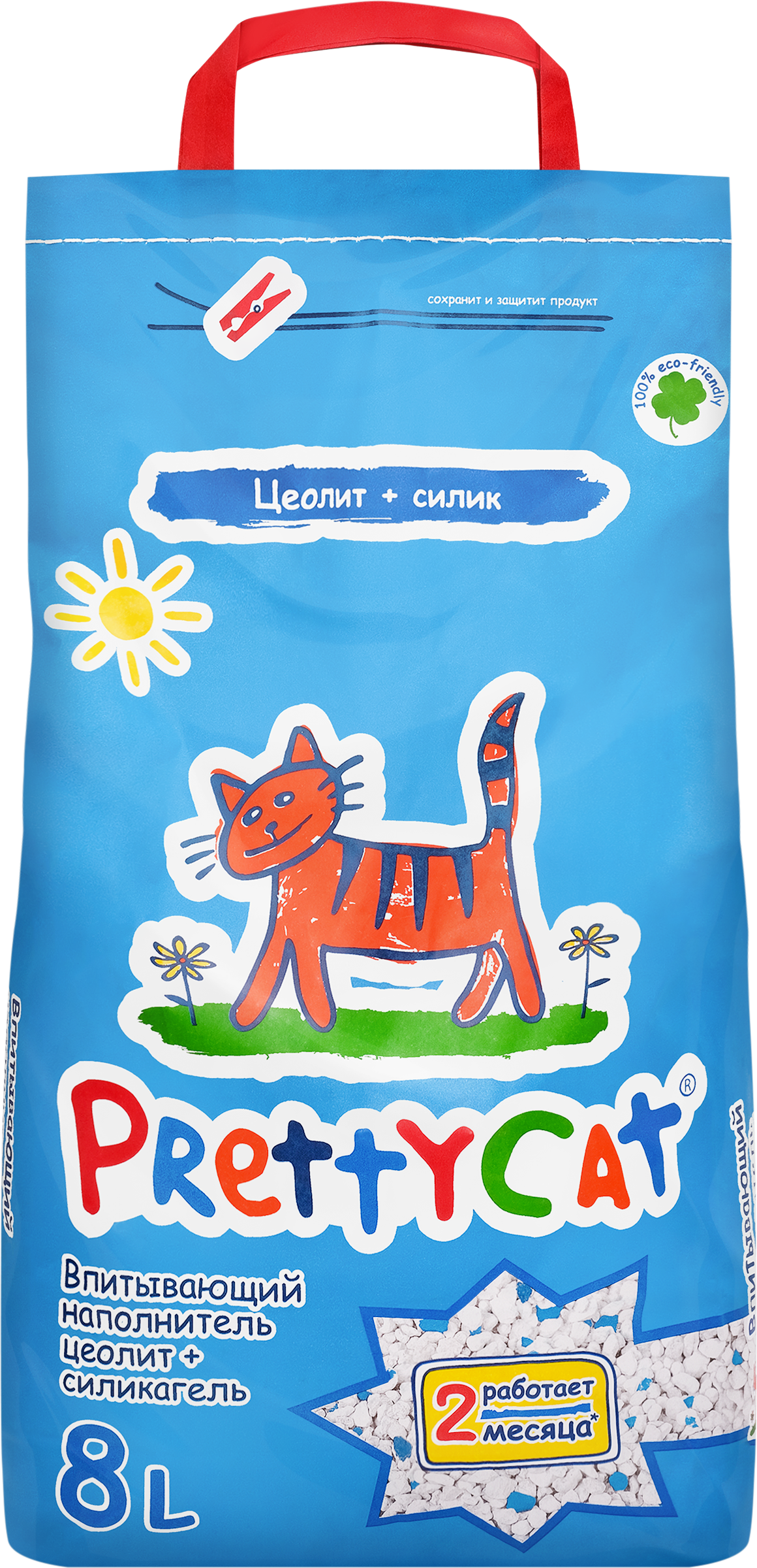 Изображение товара Глиняный наполнитель для туалета кошек PRETTYCAT ваниль 4кг