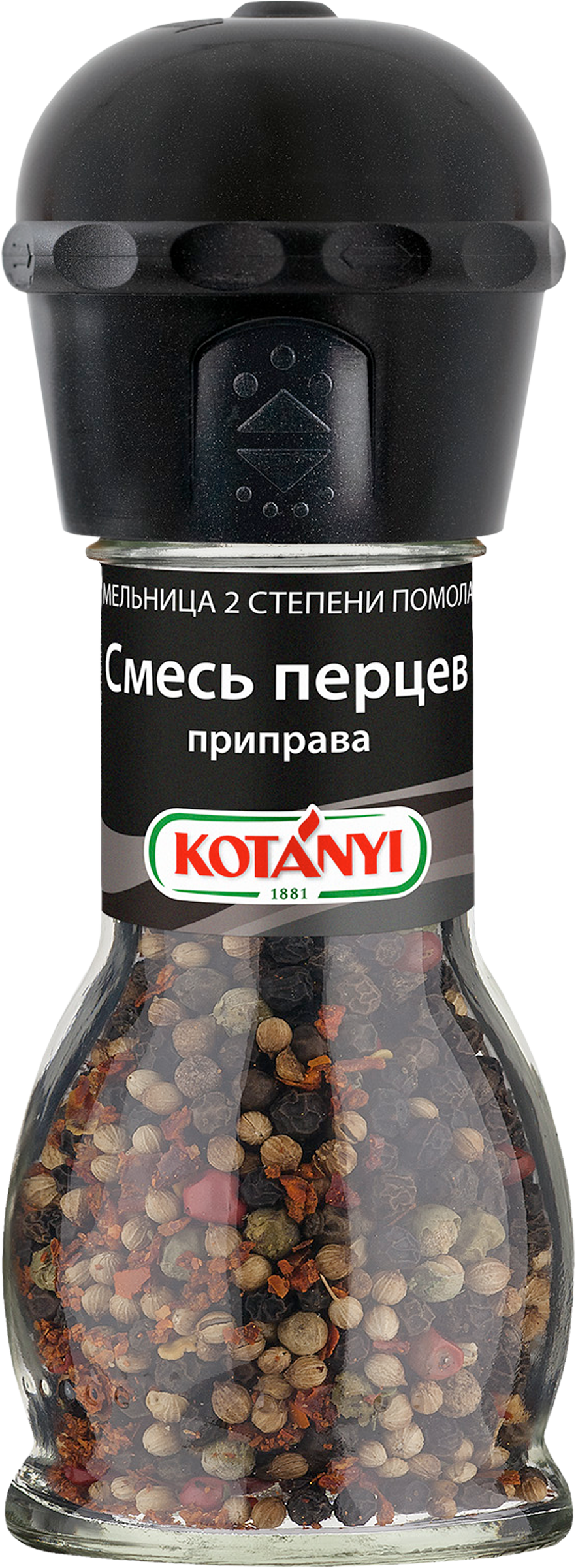 Изображение товара Приправа KOTANYI Смесь перцев с мельницей 35 г для ароматизации блюд
