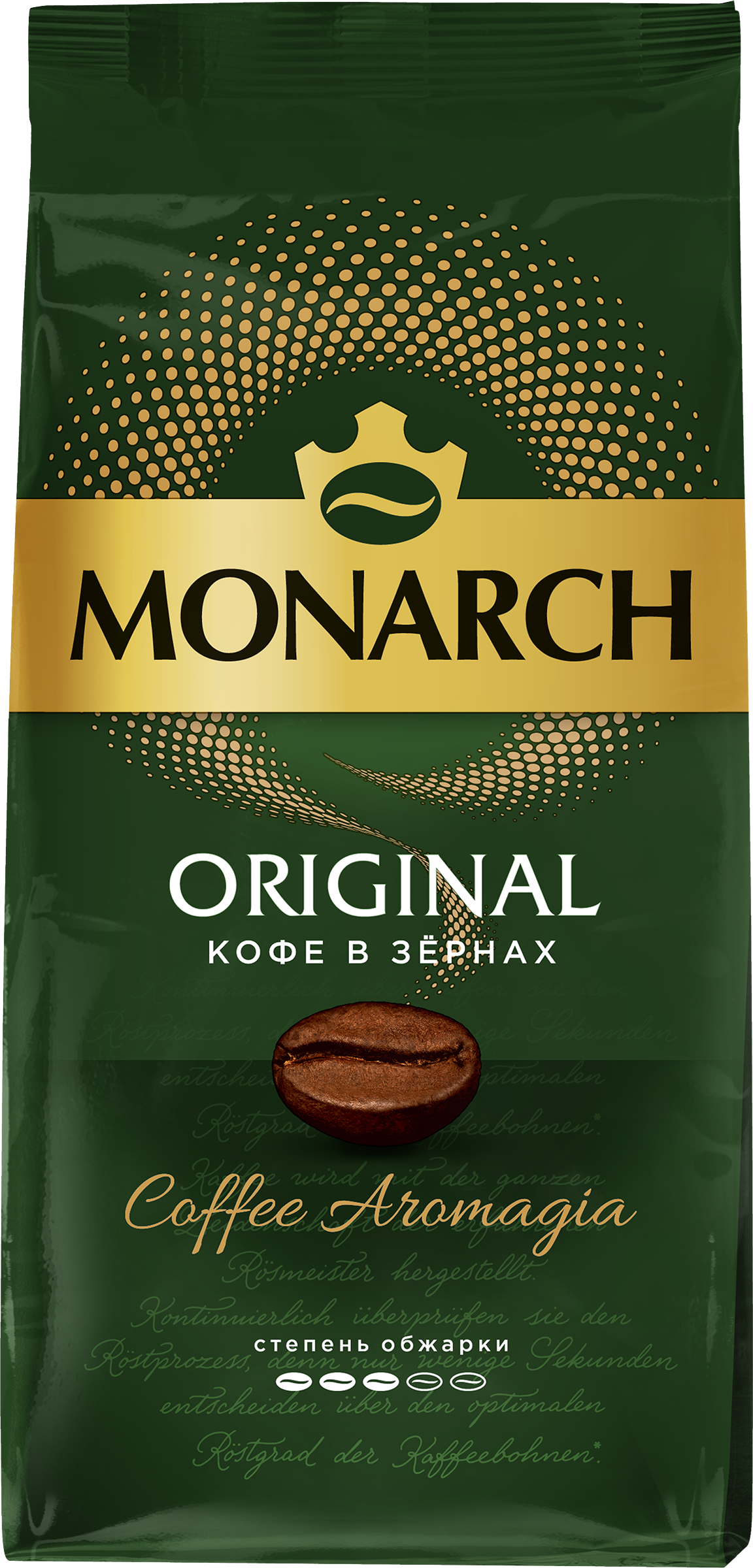 Изображение товара Кофе зерновой MONARCH Original натуральный жареный, 230г