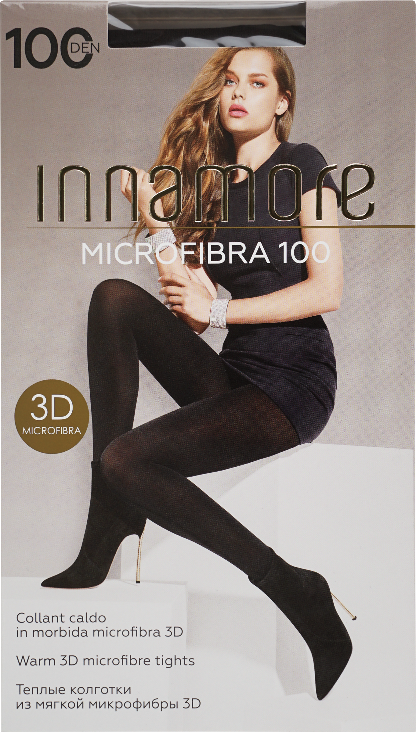 Изображение товара Женские колготки INNAMORE Microfibra 100 den mocha комфорт и надежность