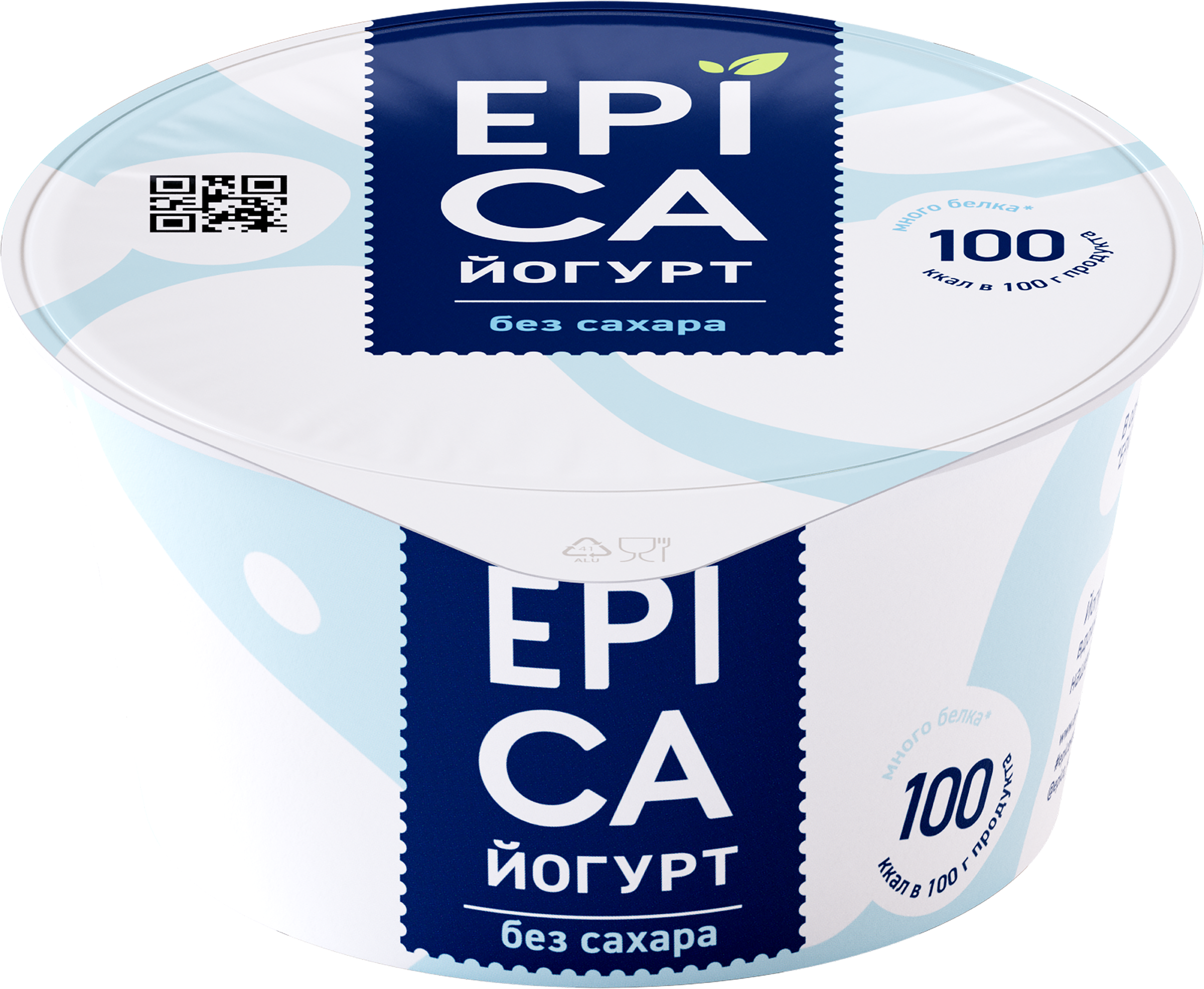 Изображение товара Йогурт EPICA Натуральный 6% без добавок 130г натуральный вкус