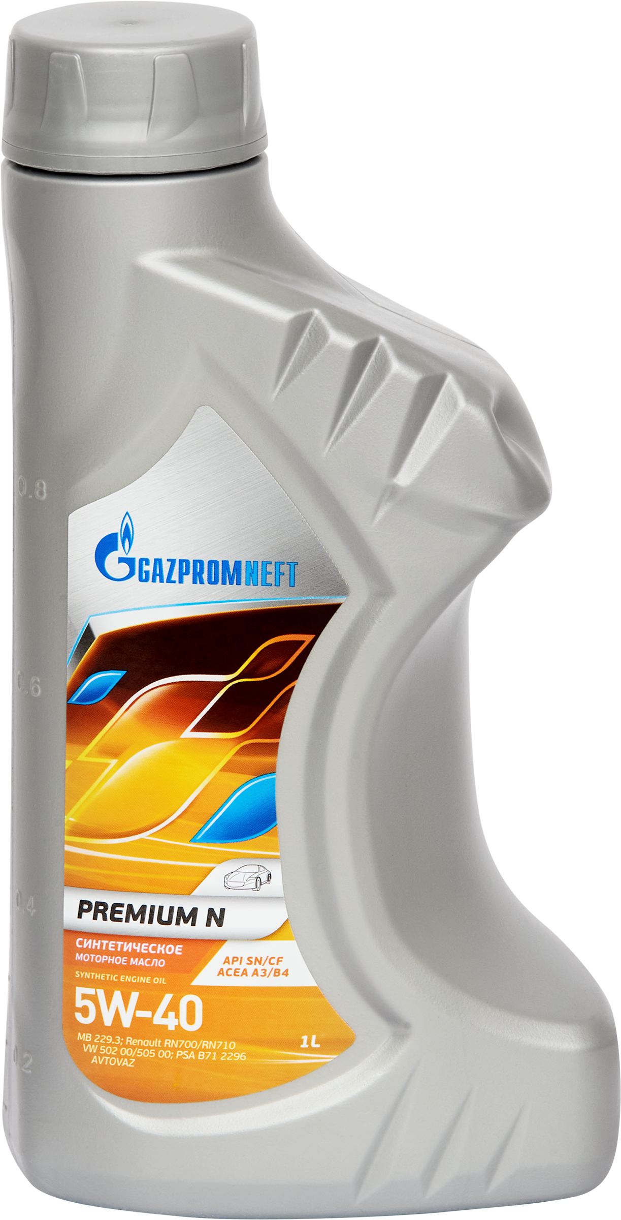 Изображение товара Масло моторное GAZPROMNEFT Premium N 5W-40 синтетическое 1л