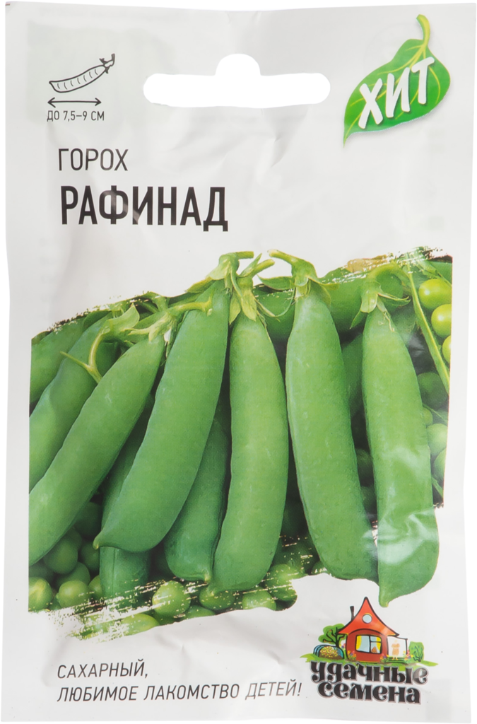 Изображение товара Семена ГАВРИШ Удачные семена Хит, Горох Рафинад, сахарный Арт. 1999945511, 6г