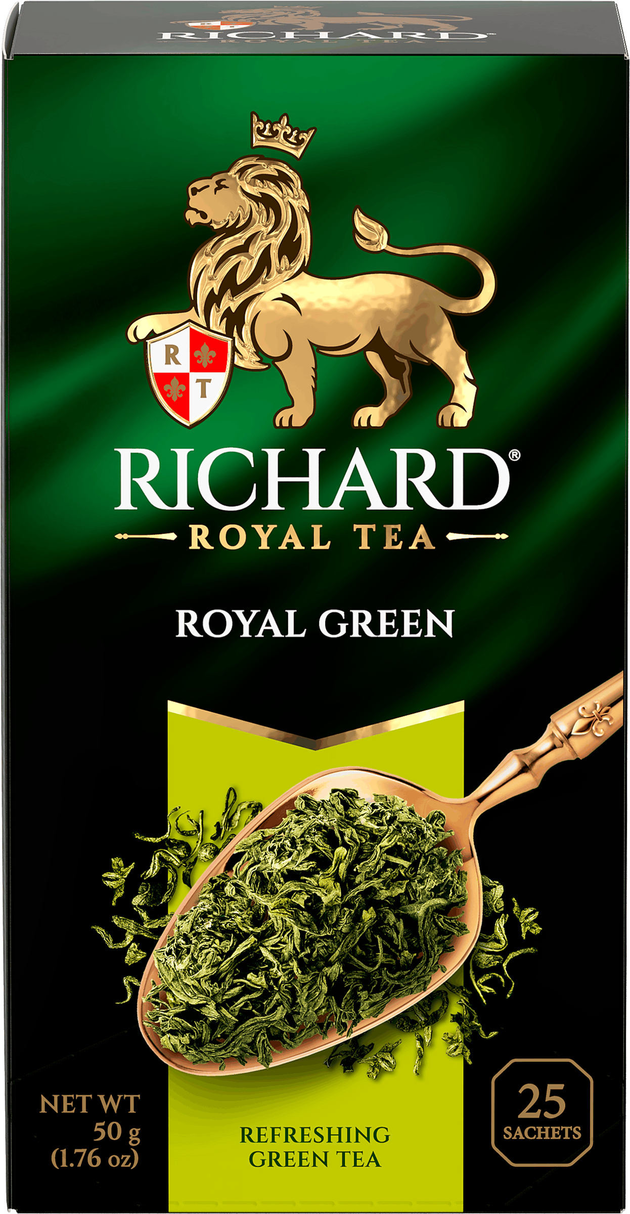 Изображение товара Чай зеленый RICHARD Royal Green Китайский байховый, 25пак