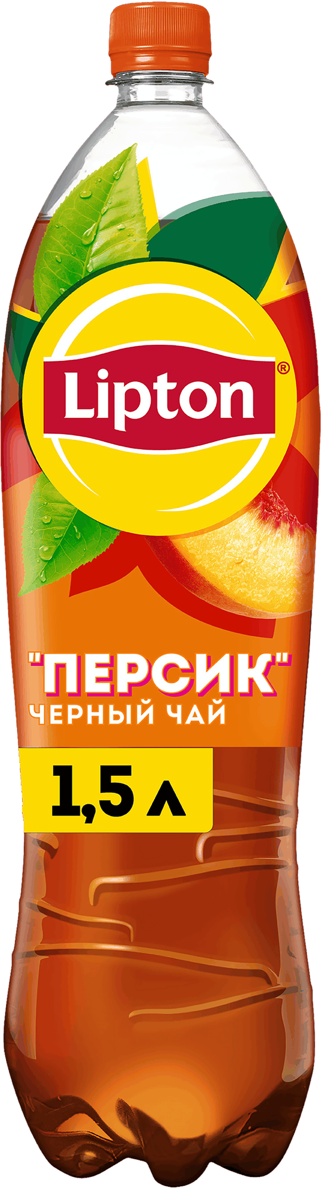Изображение товара Напиток LIPTON Холодный чай со вкусом персика негазированный, 1.5л