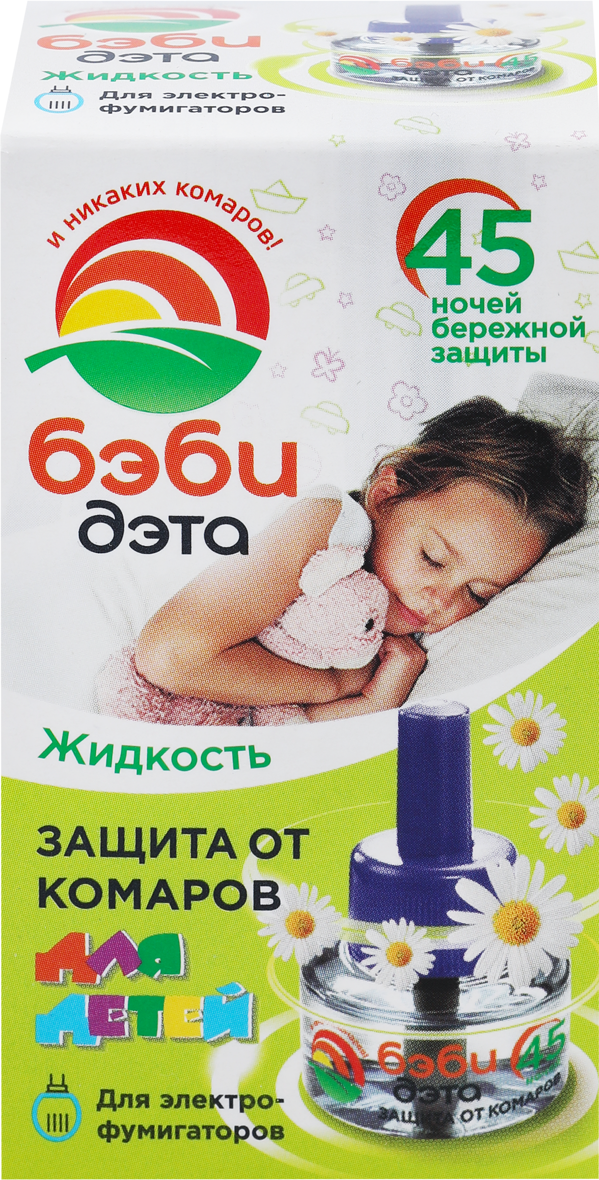 Изображение товара Жидкость для фумигатора БЭБИ ДЭТА Insecto 45 ночей, 30мл