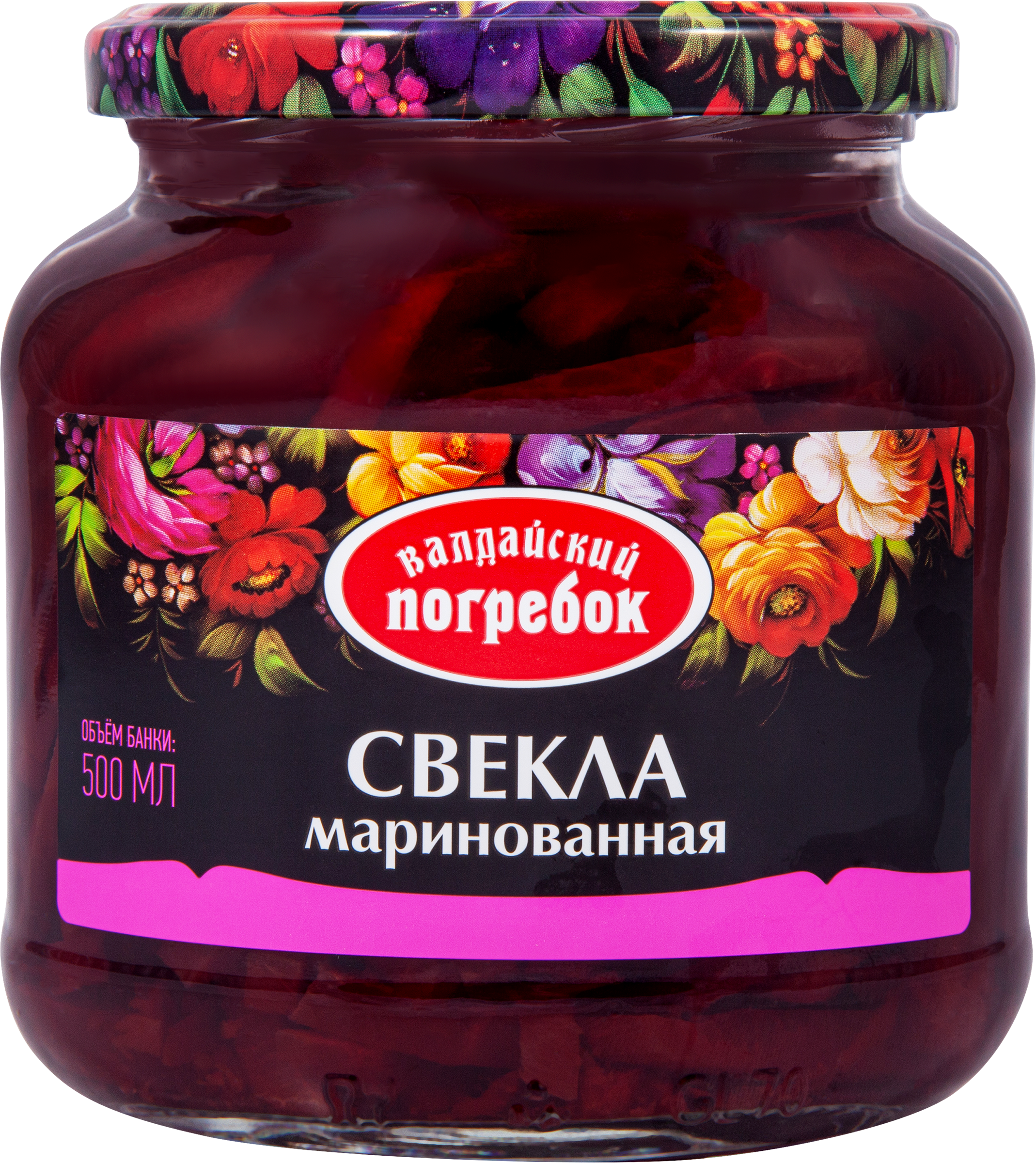 Изображение товара Свекла маринованная ВАЛДАЙСКИЙ ПОГРЕБОК, 500мл