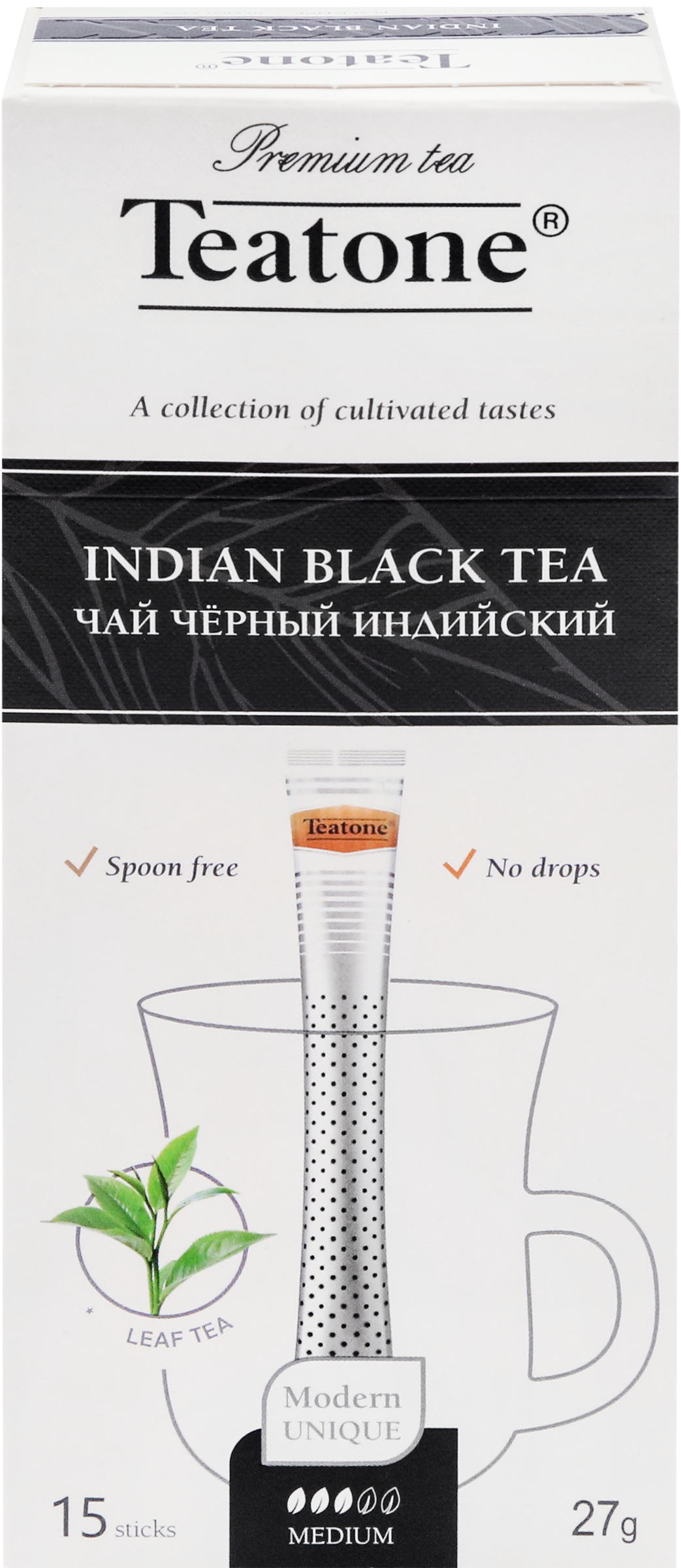 Изображение товара Чай черный TEATONE Индийский, 15пак