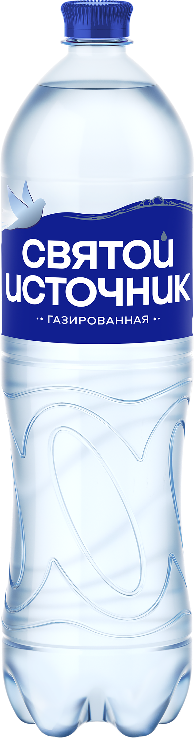 Изображение товара Вода питьевая СВЯТОЙ ИСТОЧНИК газированная, 1.5л