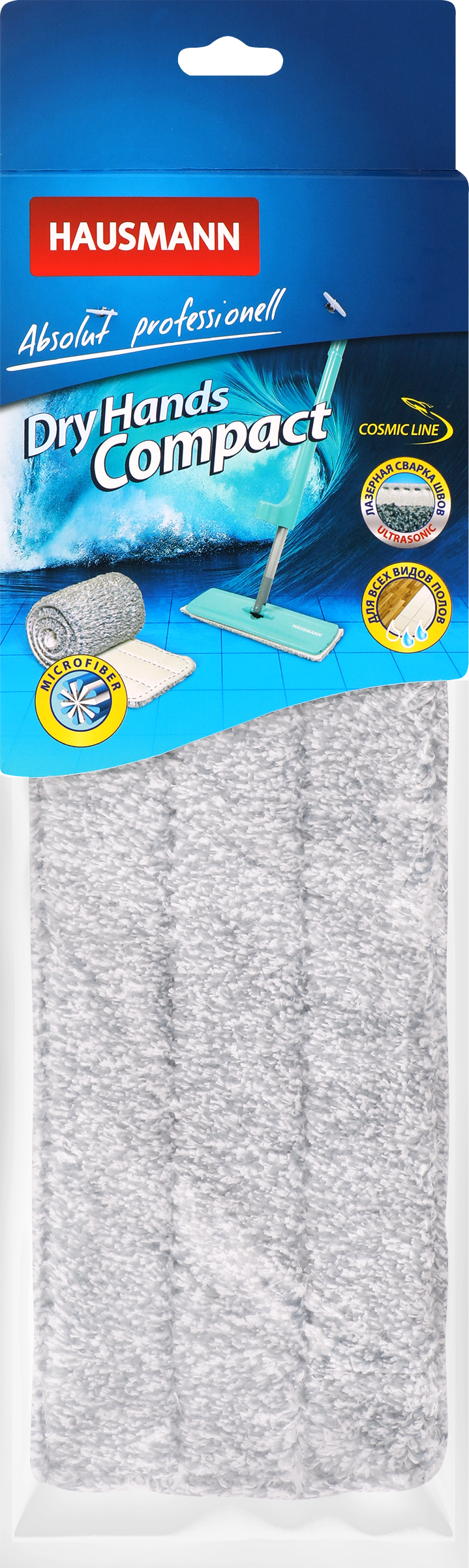 Изображение товара Сменная насадка к швабре HAUSMANN Easy clean HM-62 микрофибра