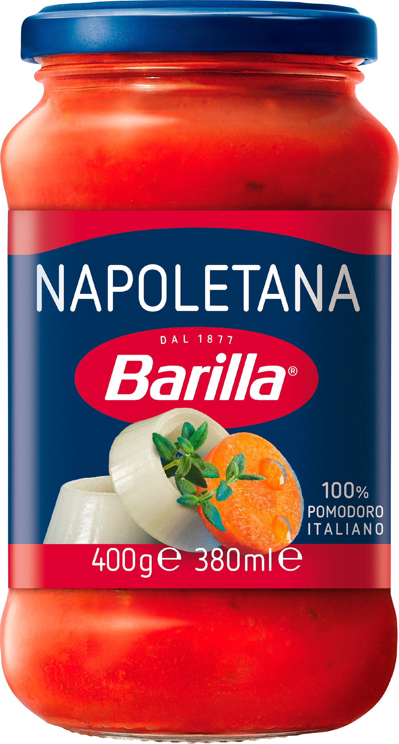 Изображение товара Соус томатный BARILLA Napoletana с овощами, 400г - итальянский соус для пасты